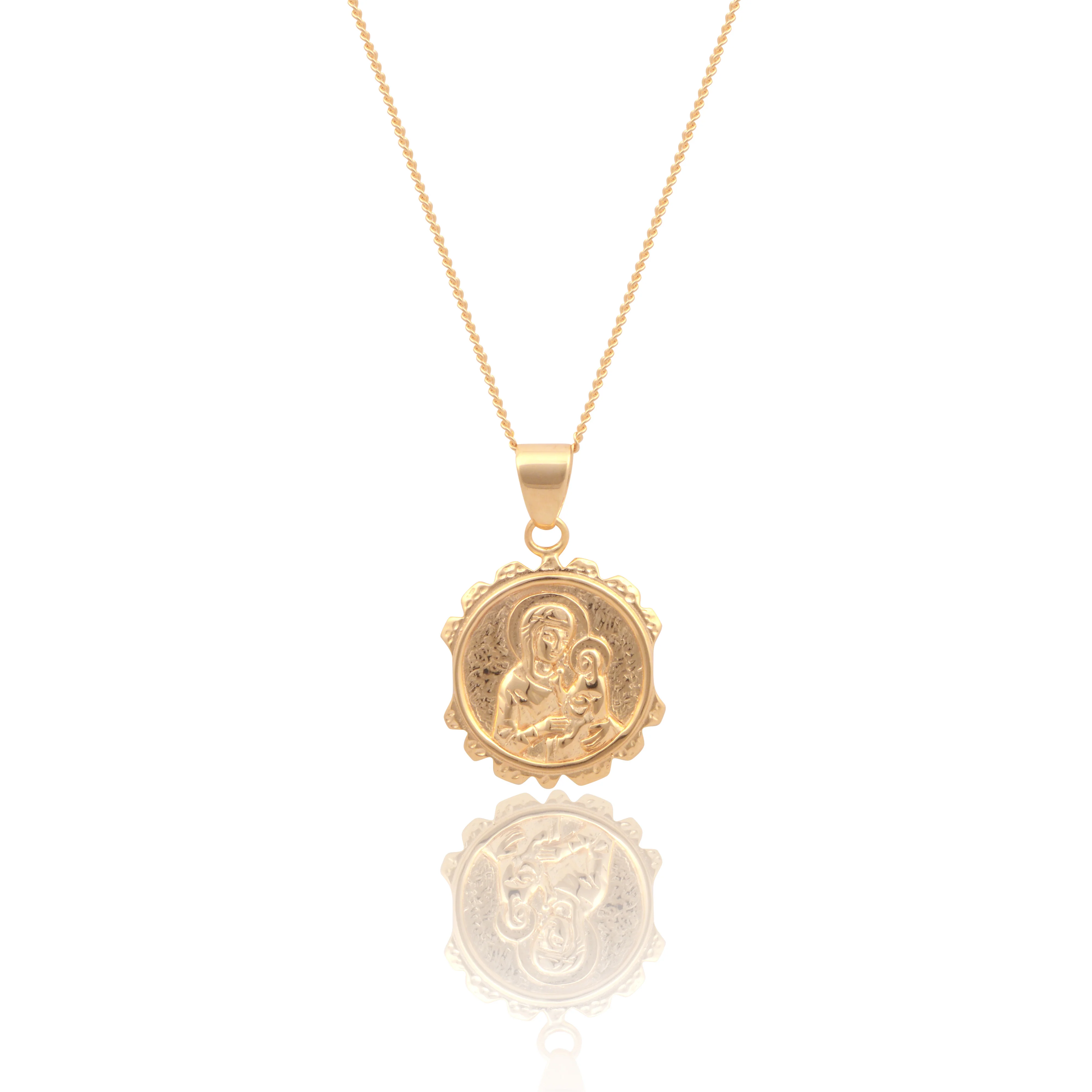9KT SOLID GOLD St Anne - Patron Saint of Mothers, Grandmothers & Educators - Image 3