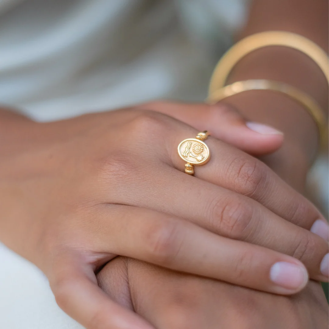 Abundance Ring (Spinning) - Gold - Image 2
