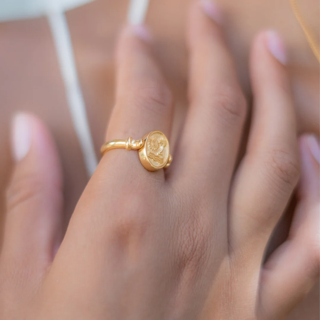 Abundance Ring (Spinning) - Gold - Image 5