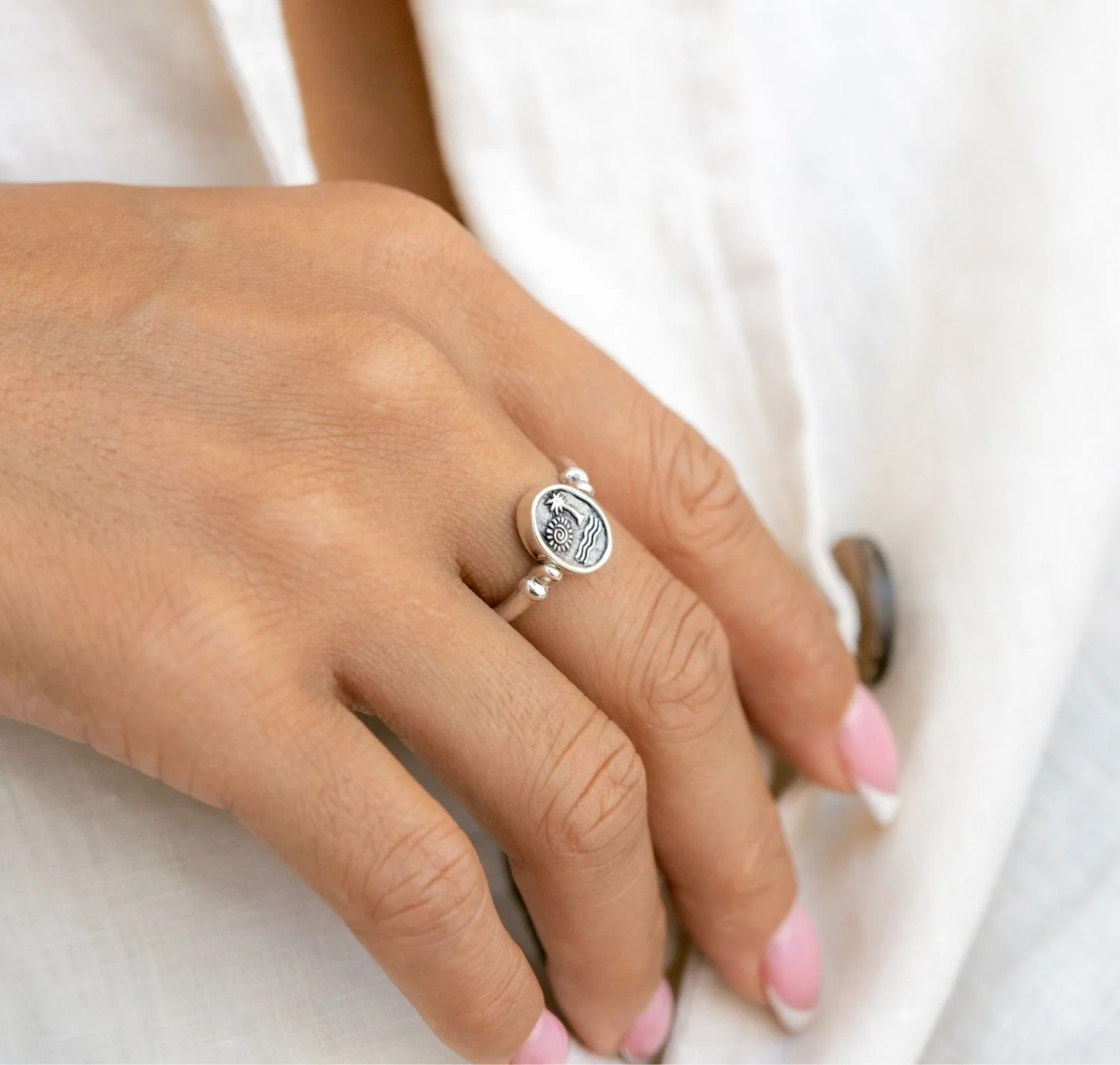 Abundance Ring (Spinning) -  Silver - Image 2