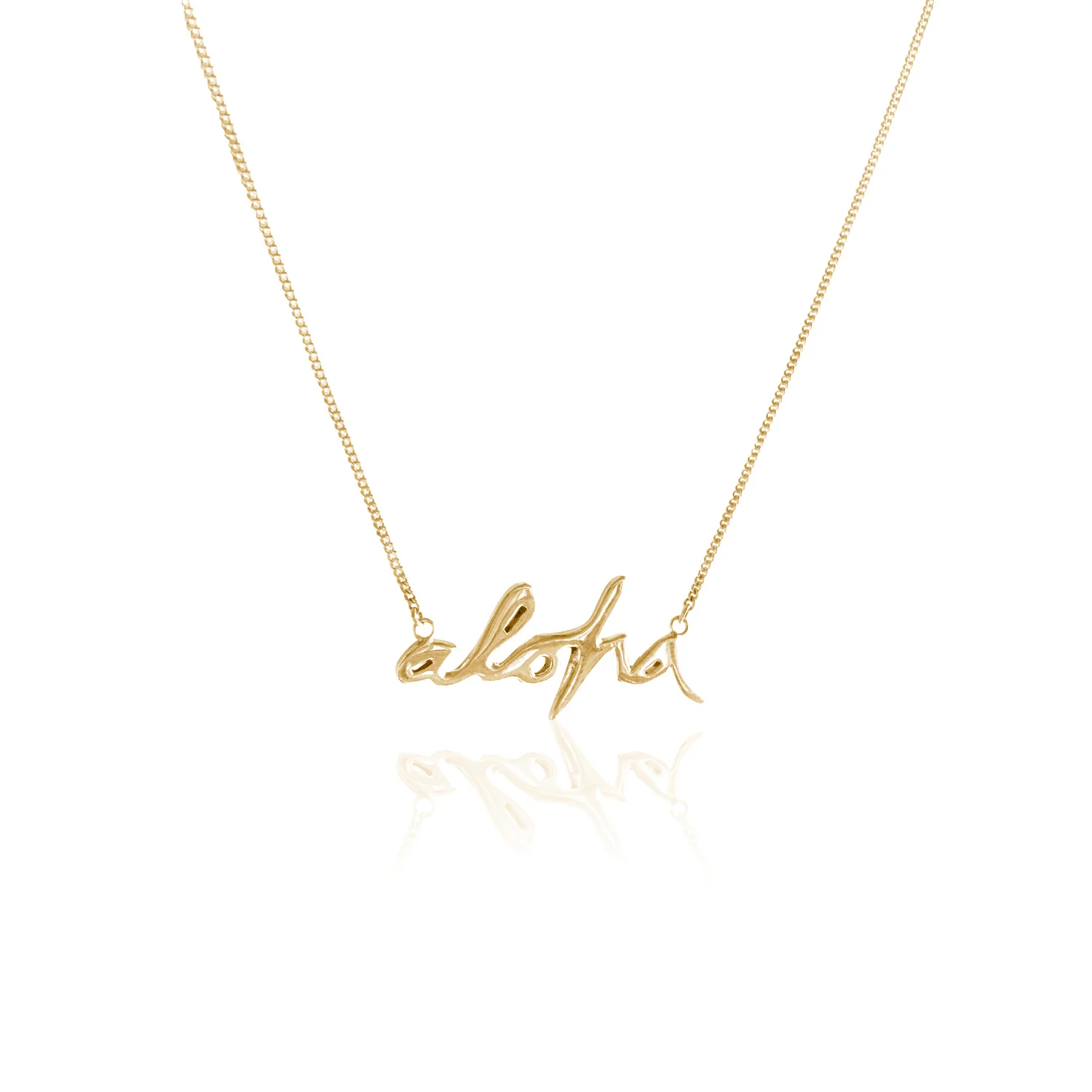 GOLDFISH KISS x LUNA & ROSE 'ALOHA' NECKLACE (Gold)