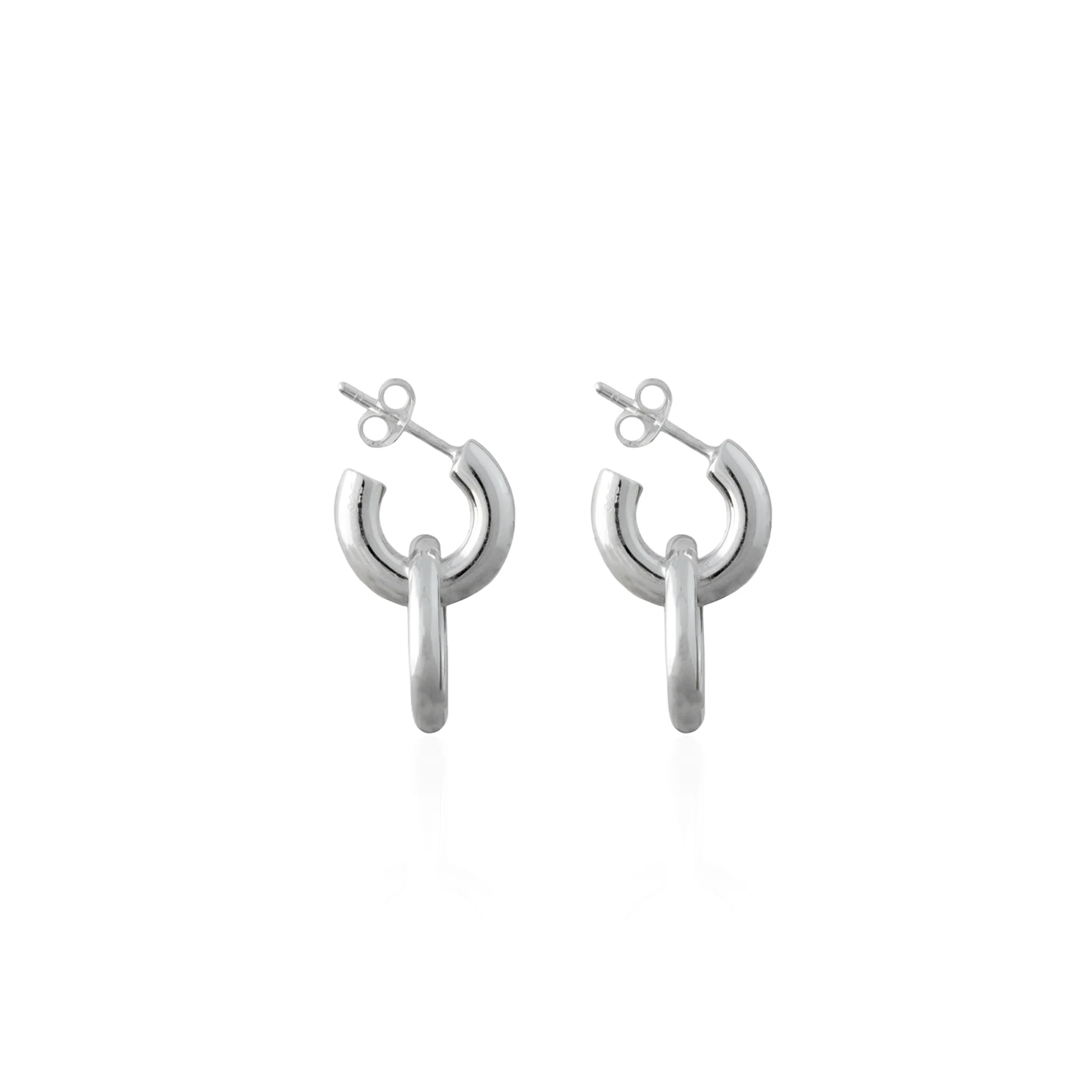 Amalfi Hoops - Silver