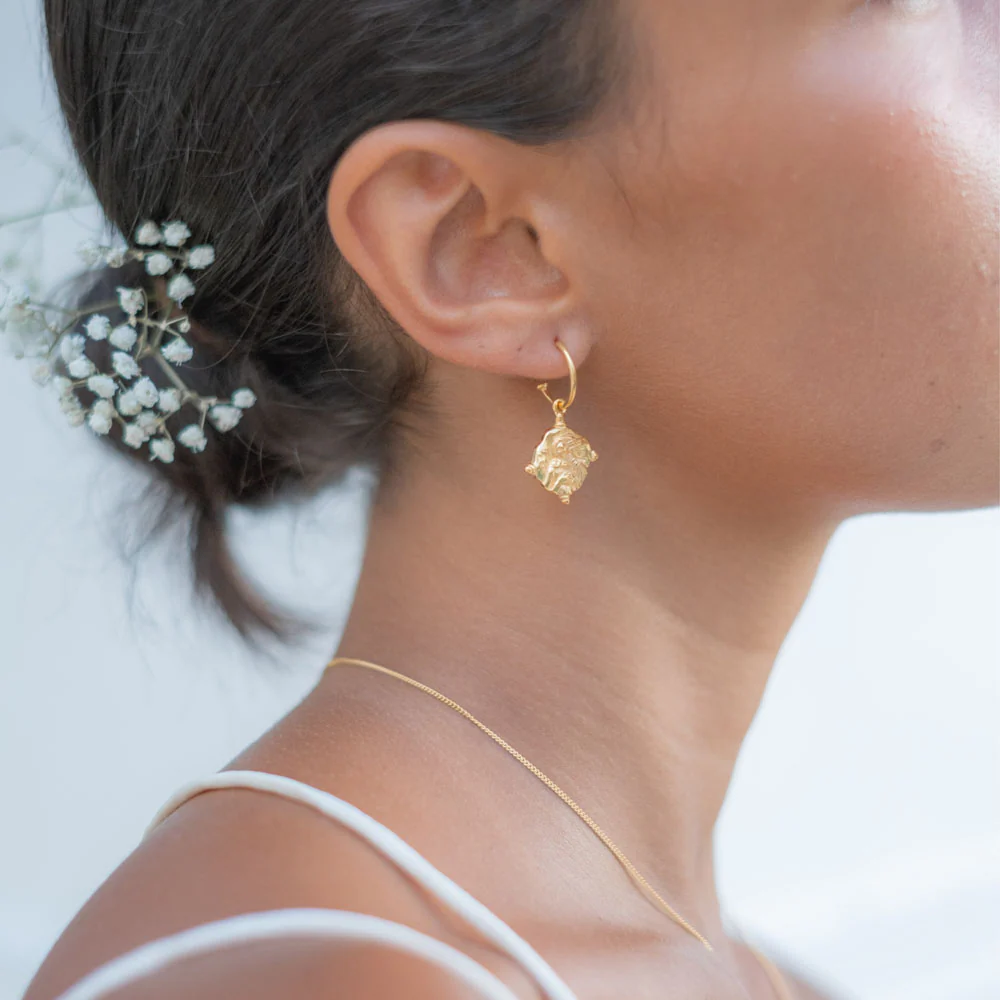 Aphrodite Earrings for Love - Gold - Image 4