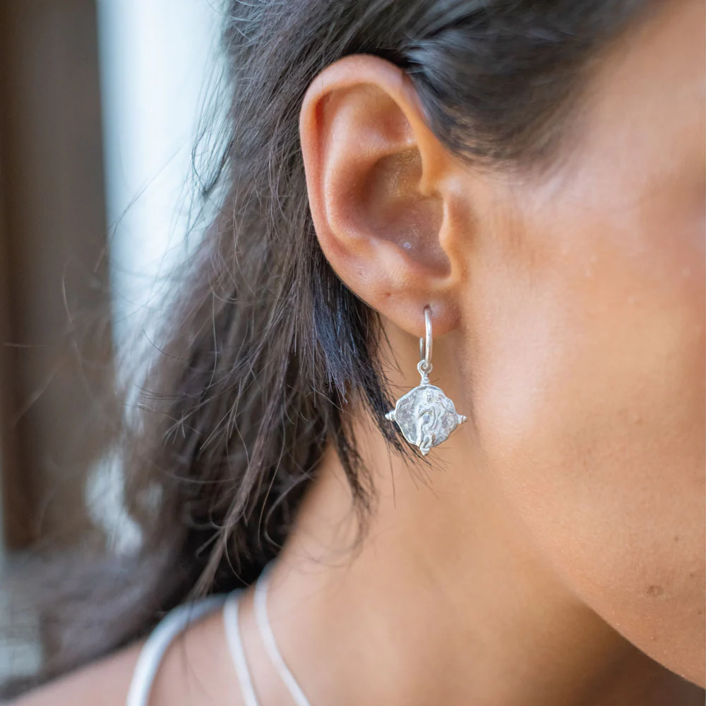 Aphrodite Earrings for Love - Silver - Image 2