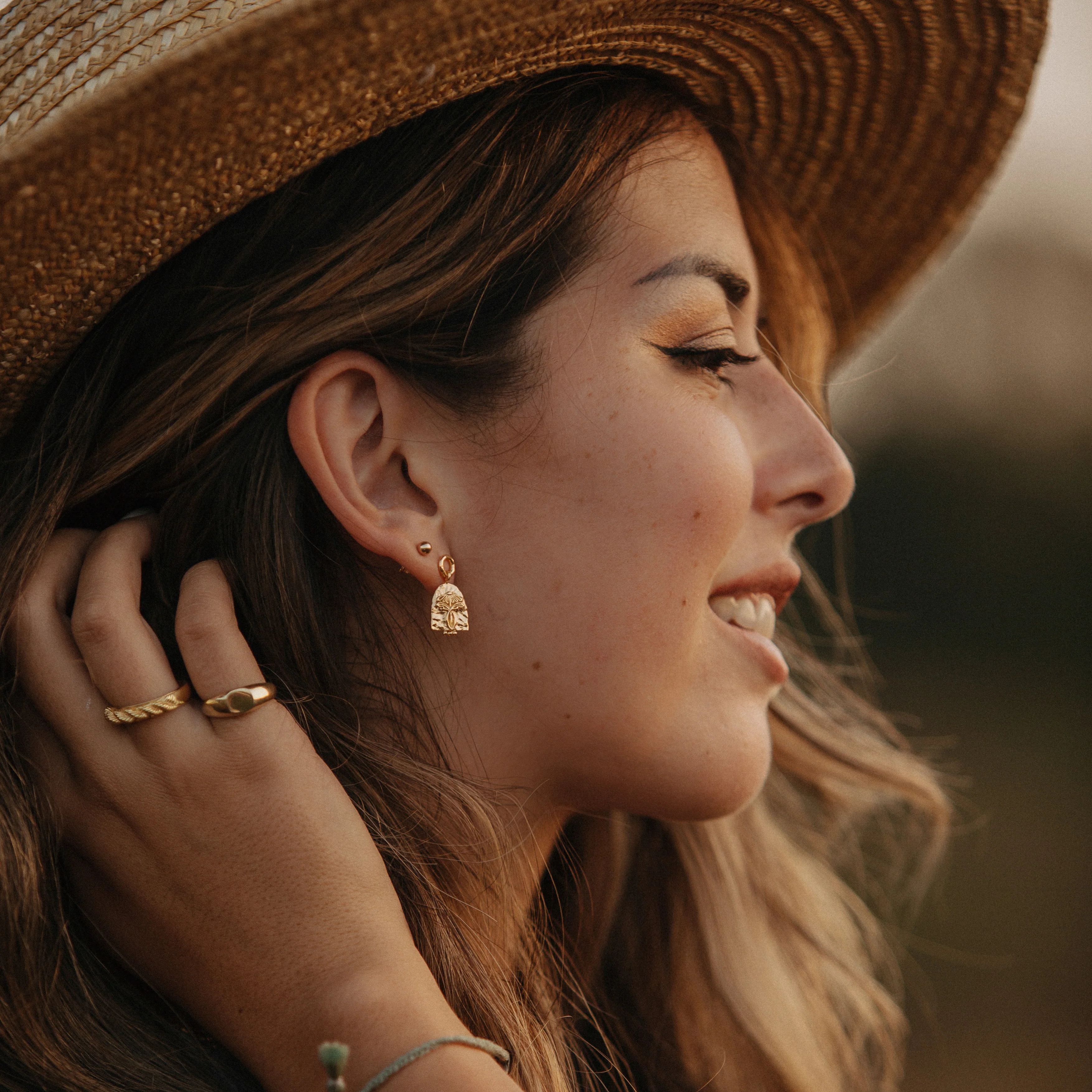 Arnhem x Luna & Rose - Here Comes the Sun Earrings - GOLD - Image 2