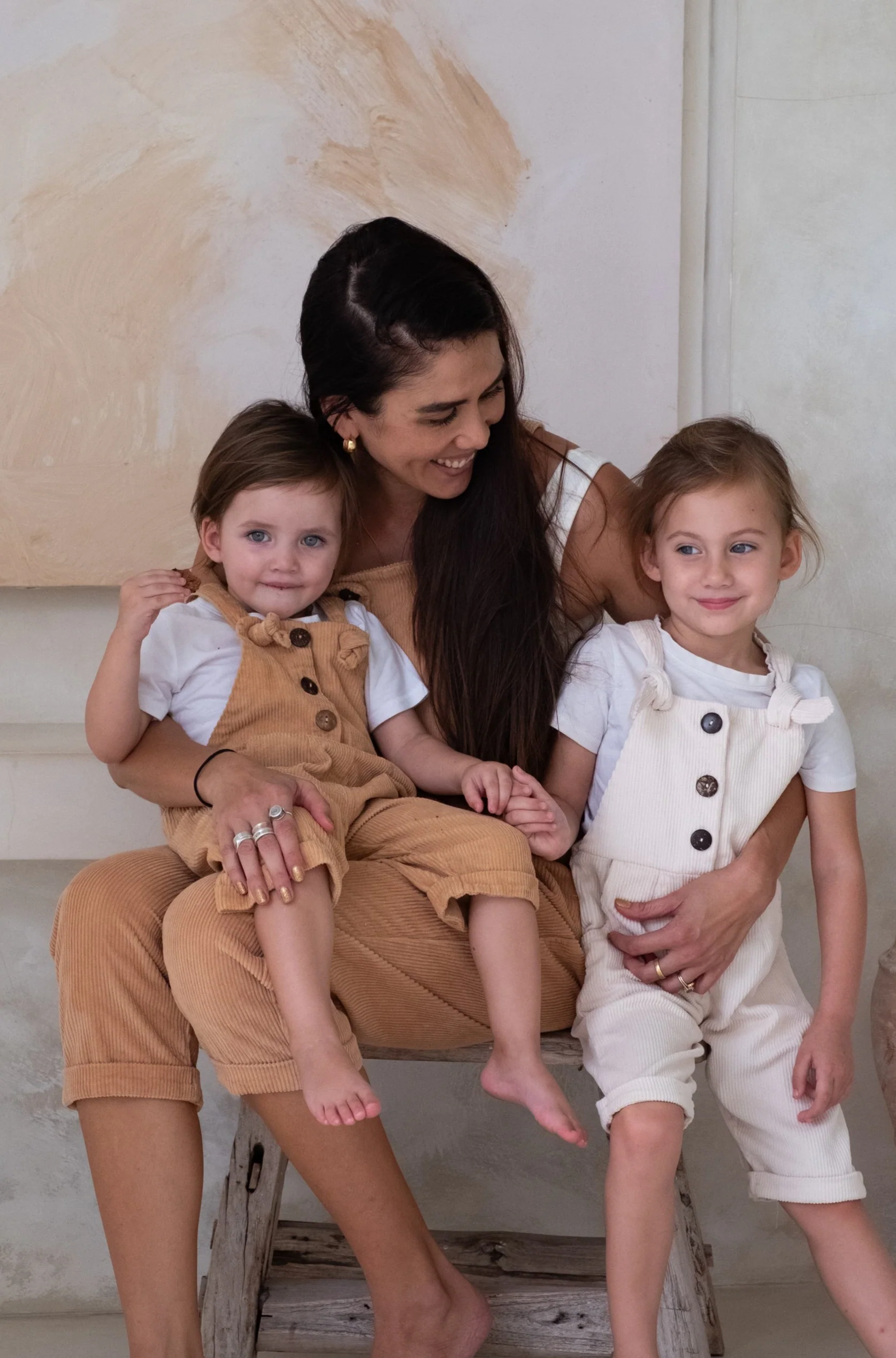 Baby Eddie Overalls - Cinnamon **Organically Plant Dyed** - Image 3