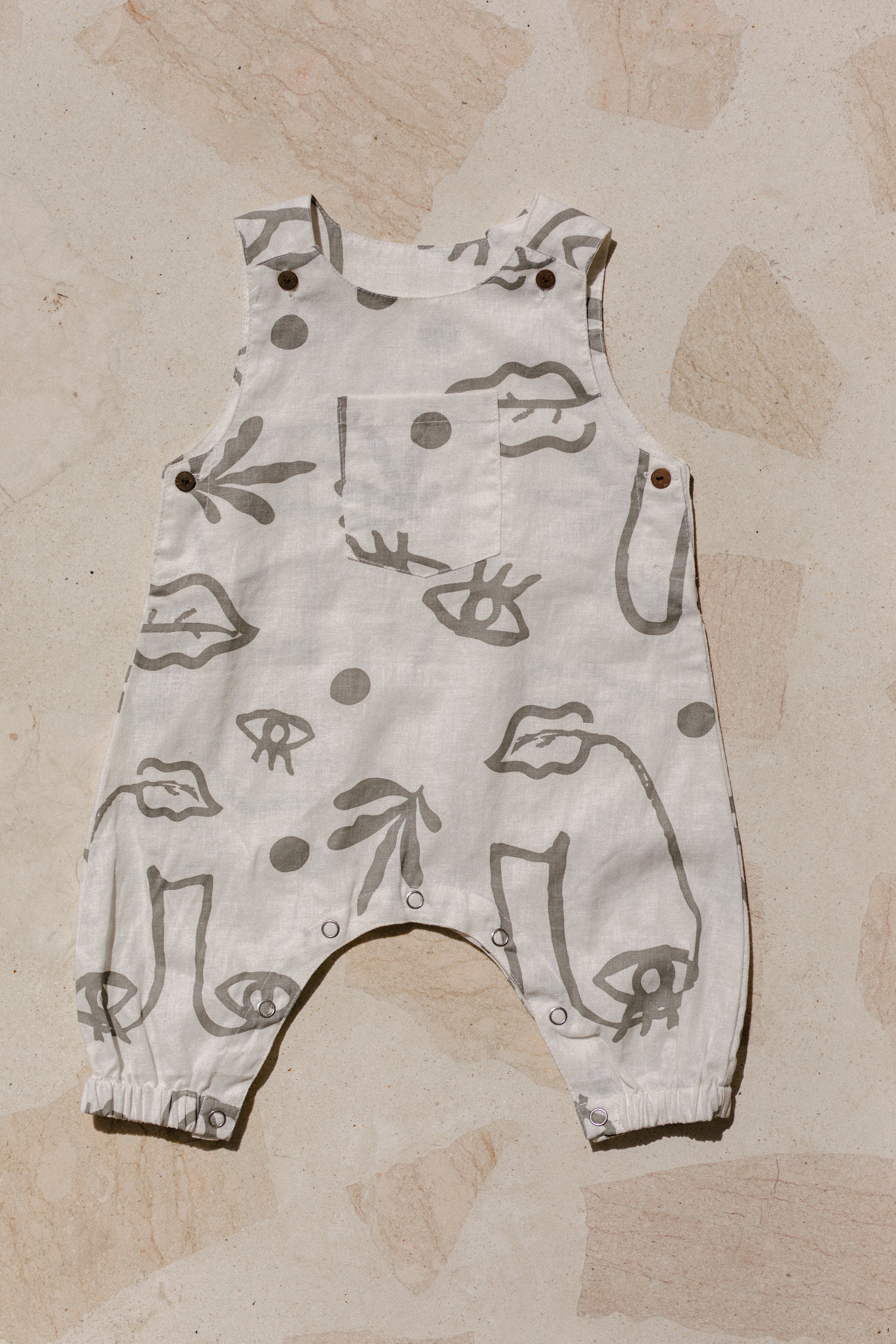 Baby Ziggy Overalls - Plant Eyes Sage - MADE TO ORDER - Image 7
