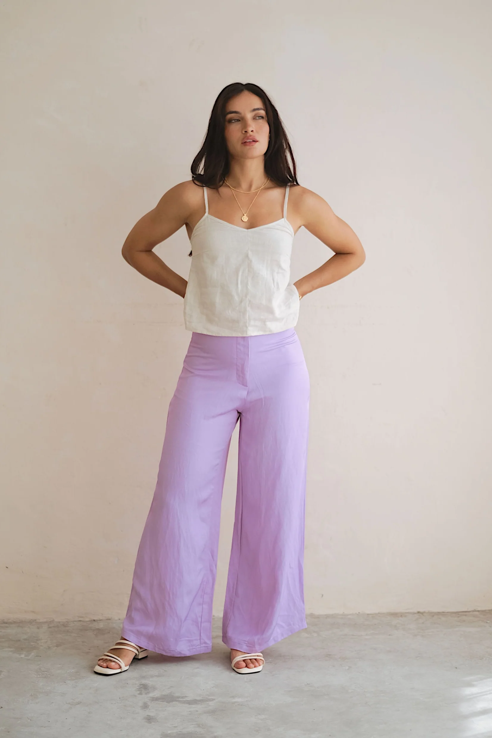 BANKS PANTS - Lilac
