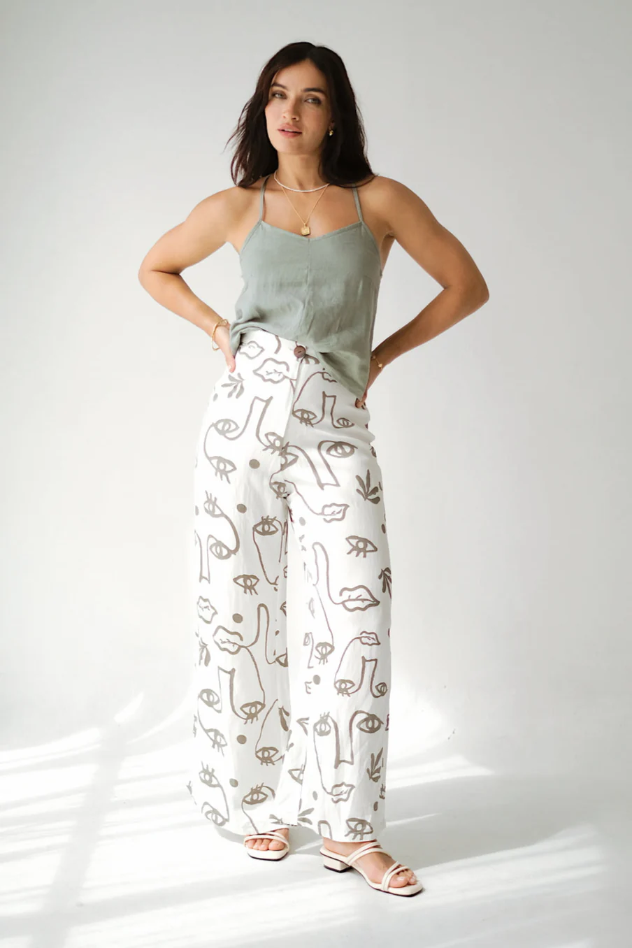 BANKS PANTS - Plant Eyes Sage - Image 2