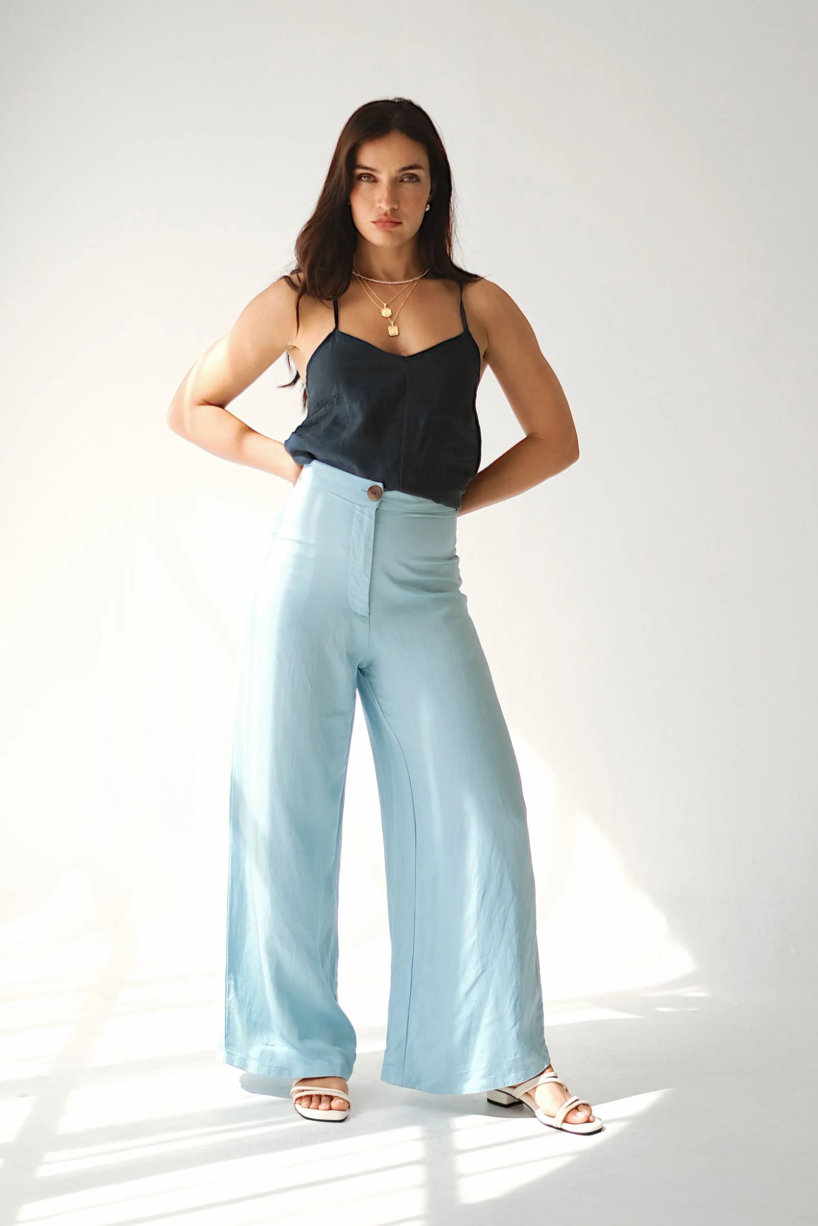 BANKS PANTS - Sky Blue