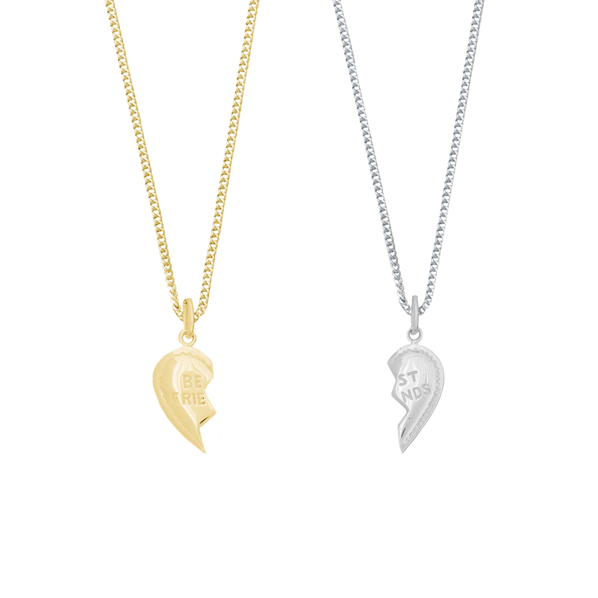 BFF Broken Heart Necklace SET - Mixed