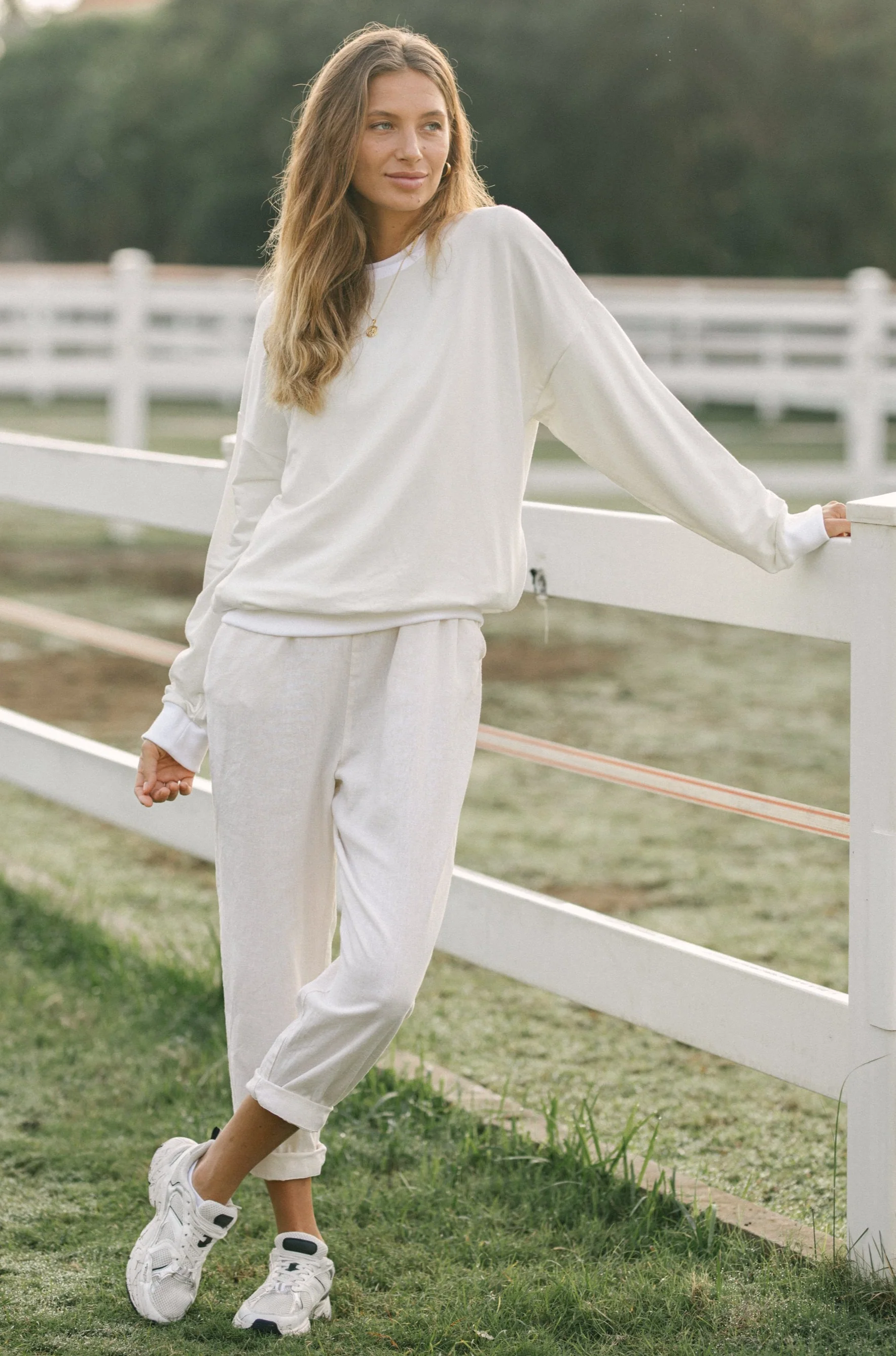 BILLIE JUMPER - BAMBOO - Coconut White - Image 3