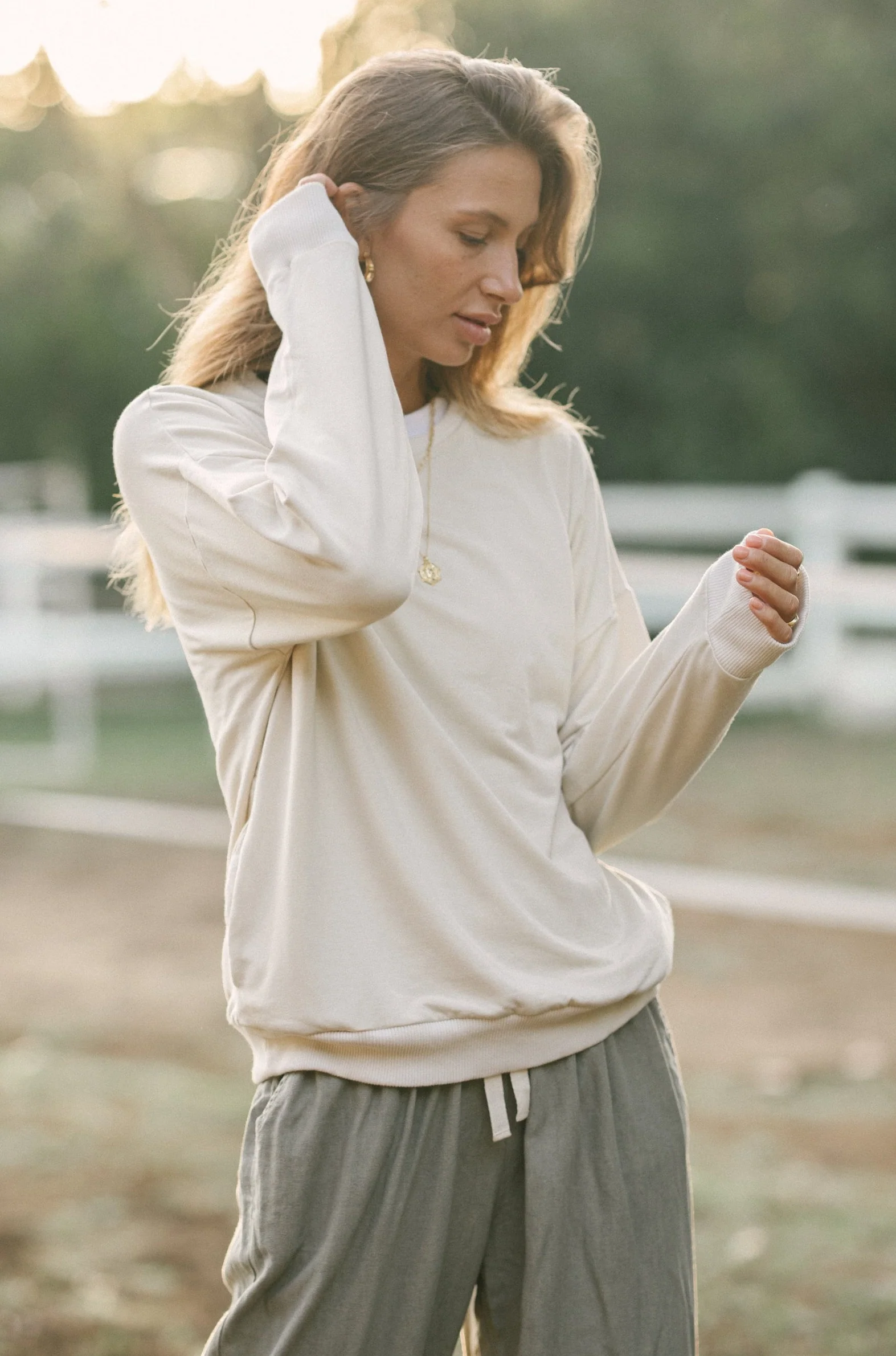 BILLIE JUMPER - BAMBOO - Macadamia - Image 5