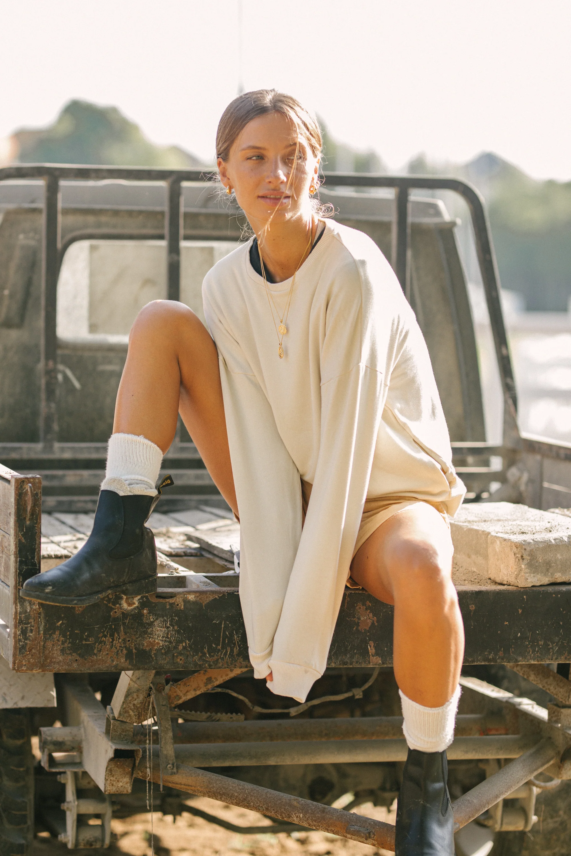 BILLIE JUMPER - BAMBOO - Macadamia - Image 6
