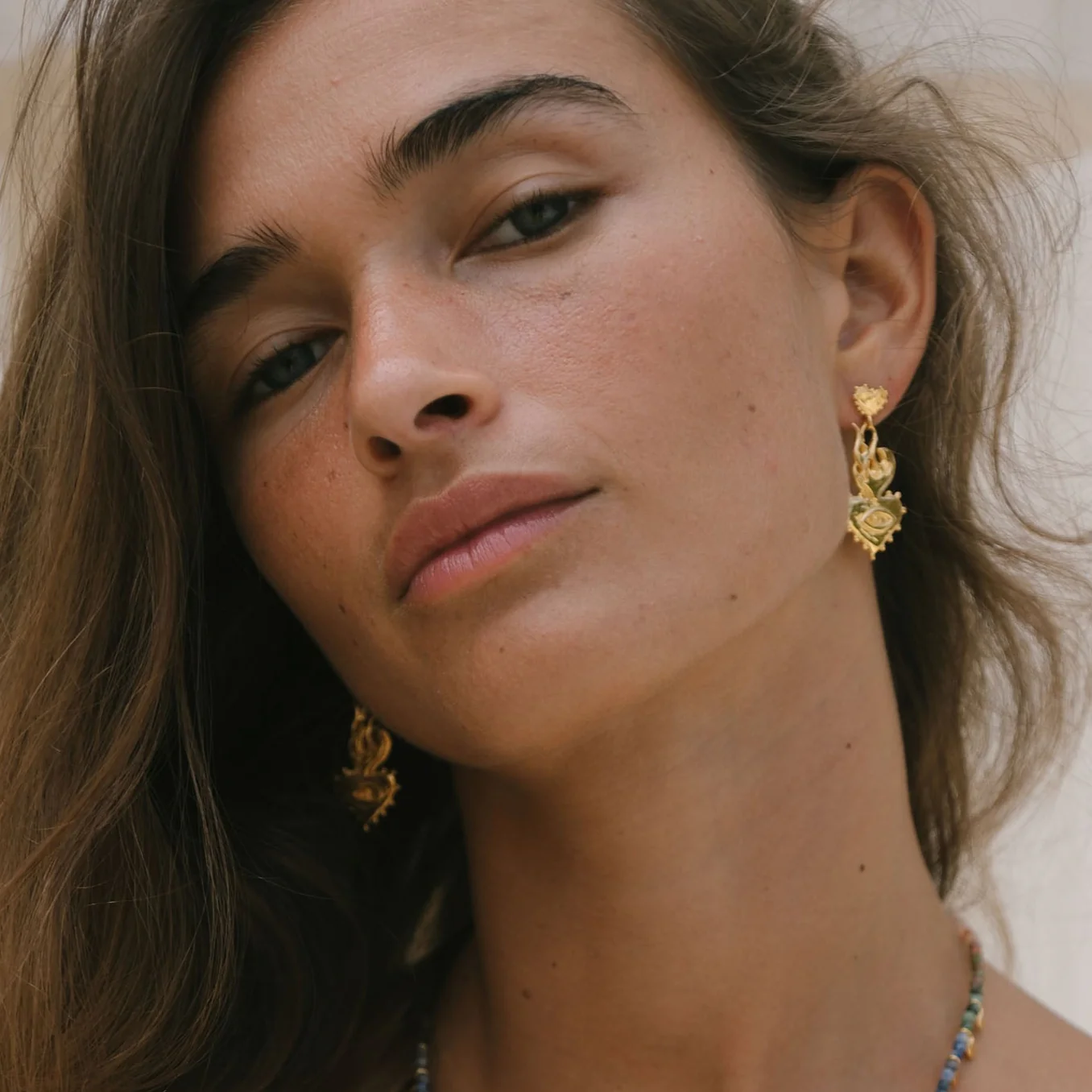 Burn it all down & watch it grown again Earrings - Tahnee Kelland x Luna & Rose - Gold - Image 4