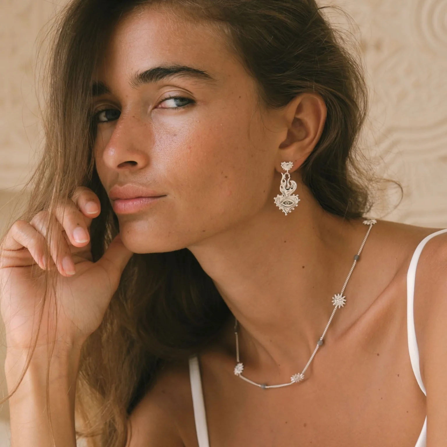 Burn it all down & watch it grown again Earrings - Tahnee Kelland x Luna & Rose - Silver - Image 5