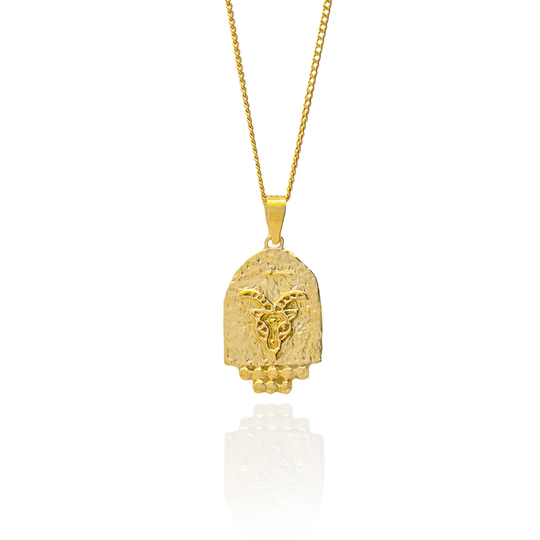 CAPRICORN ZODIAC NECKLACE - GOLD