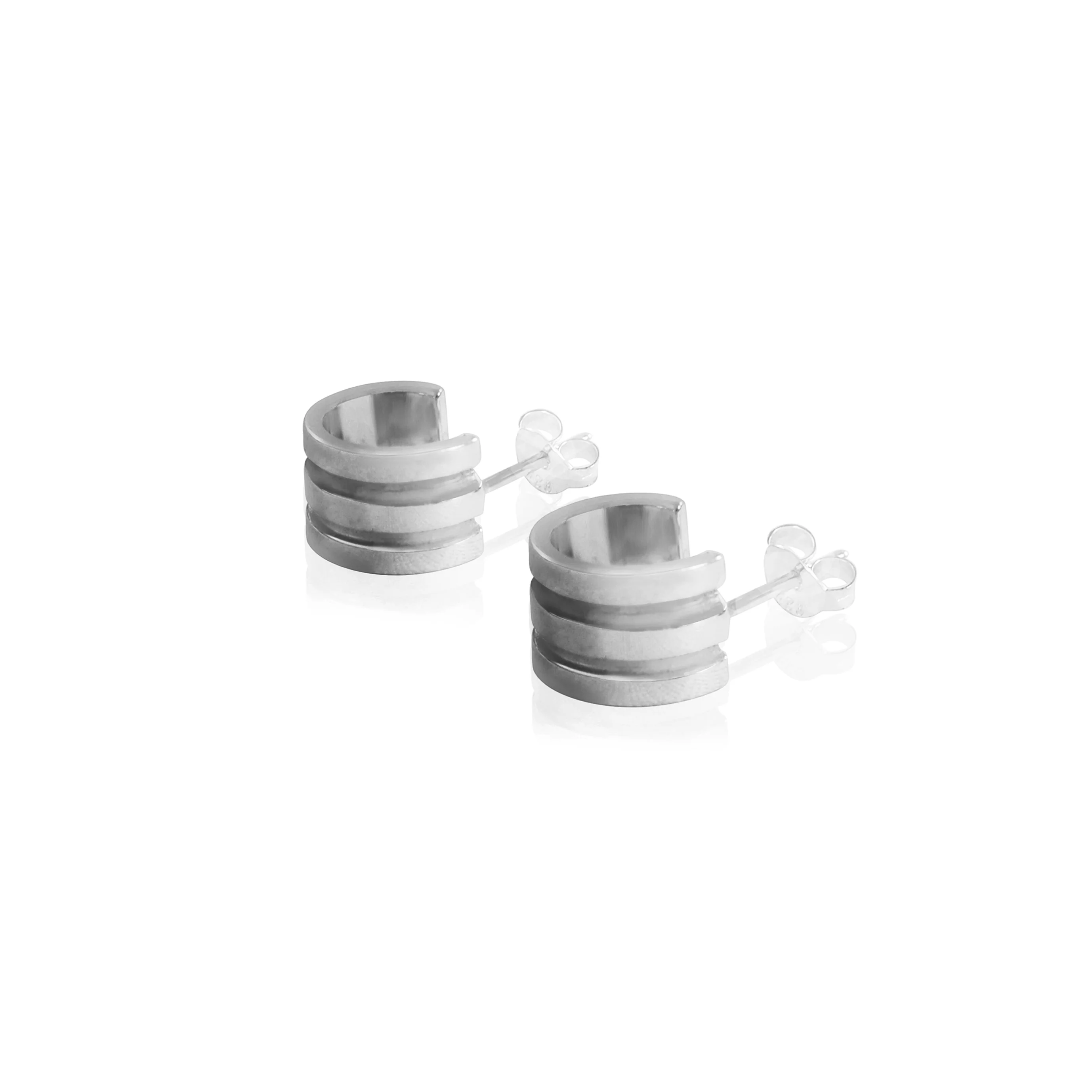 CELESTE HOOPS - SILVER - Image 2