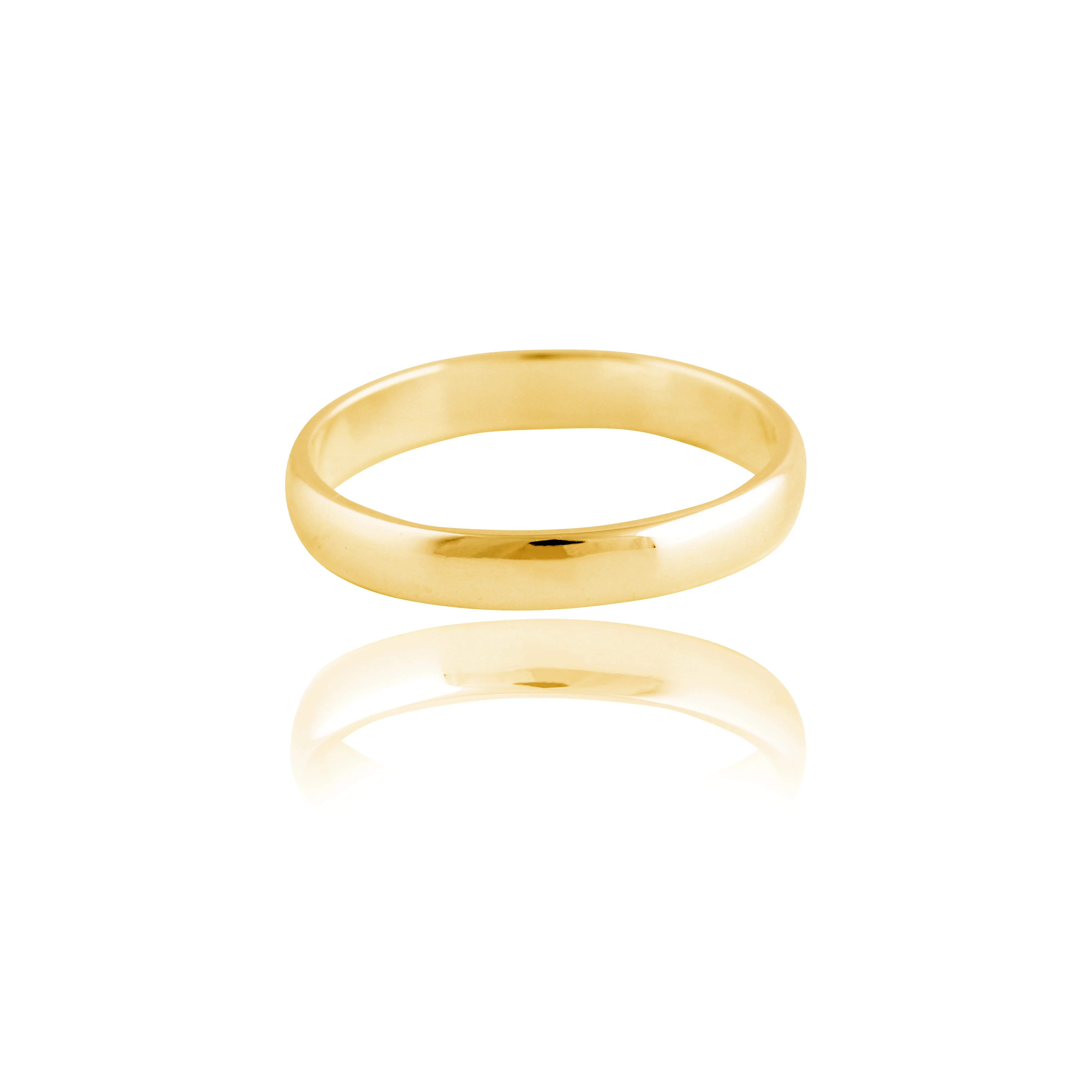 Classic Thin Band 4mm - Gold - Image 6