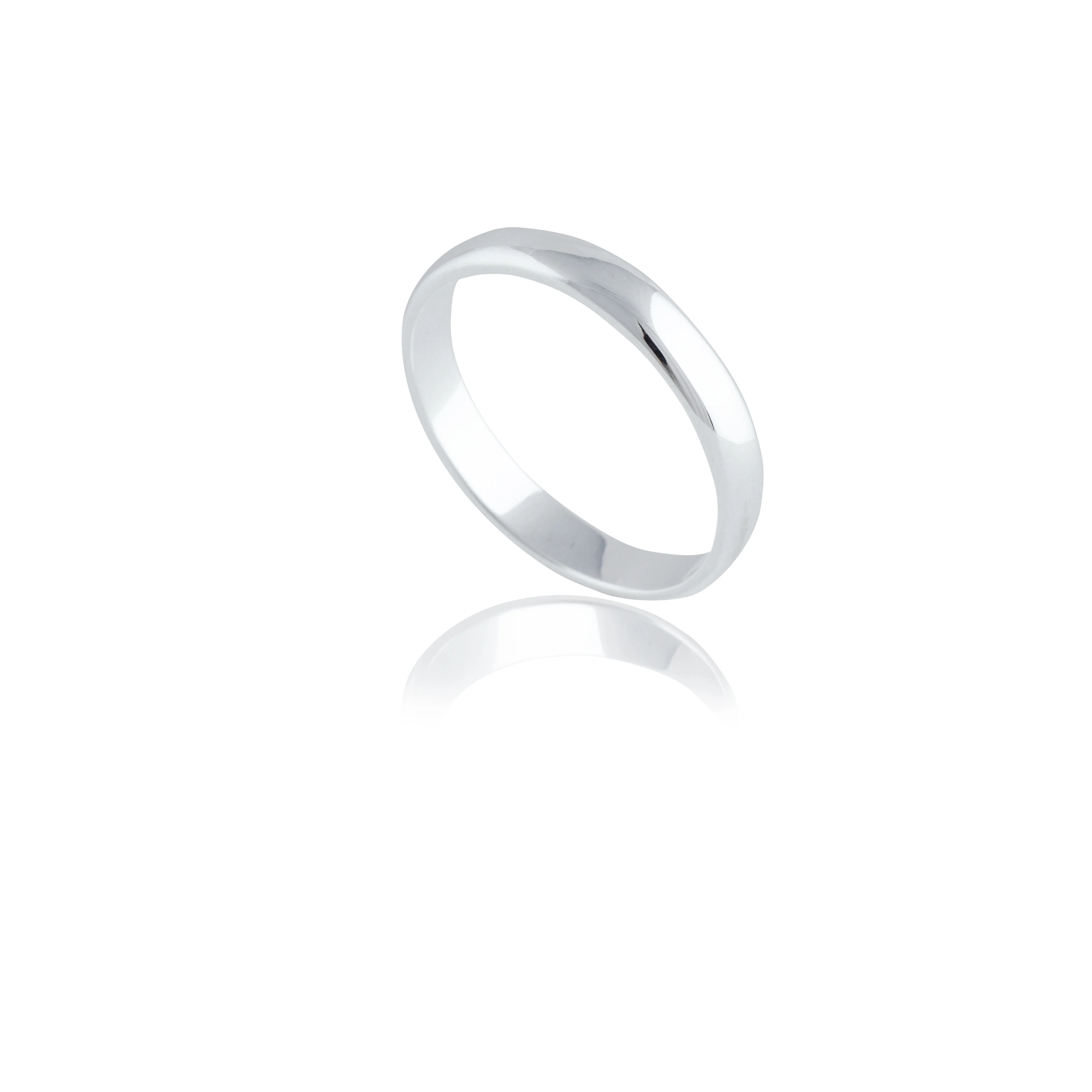 Classic Thin Band 4mm - Silver