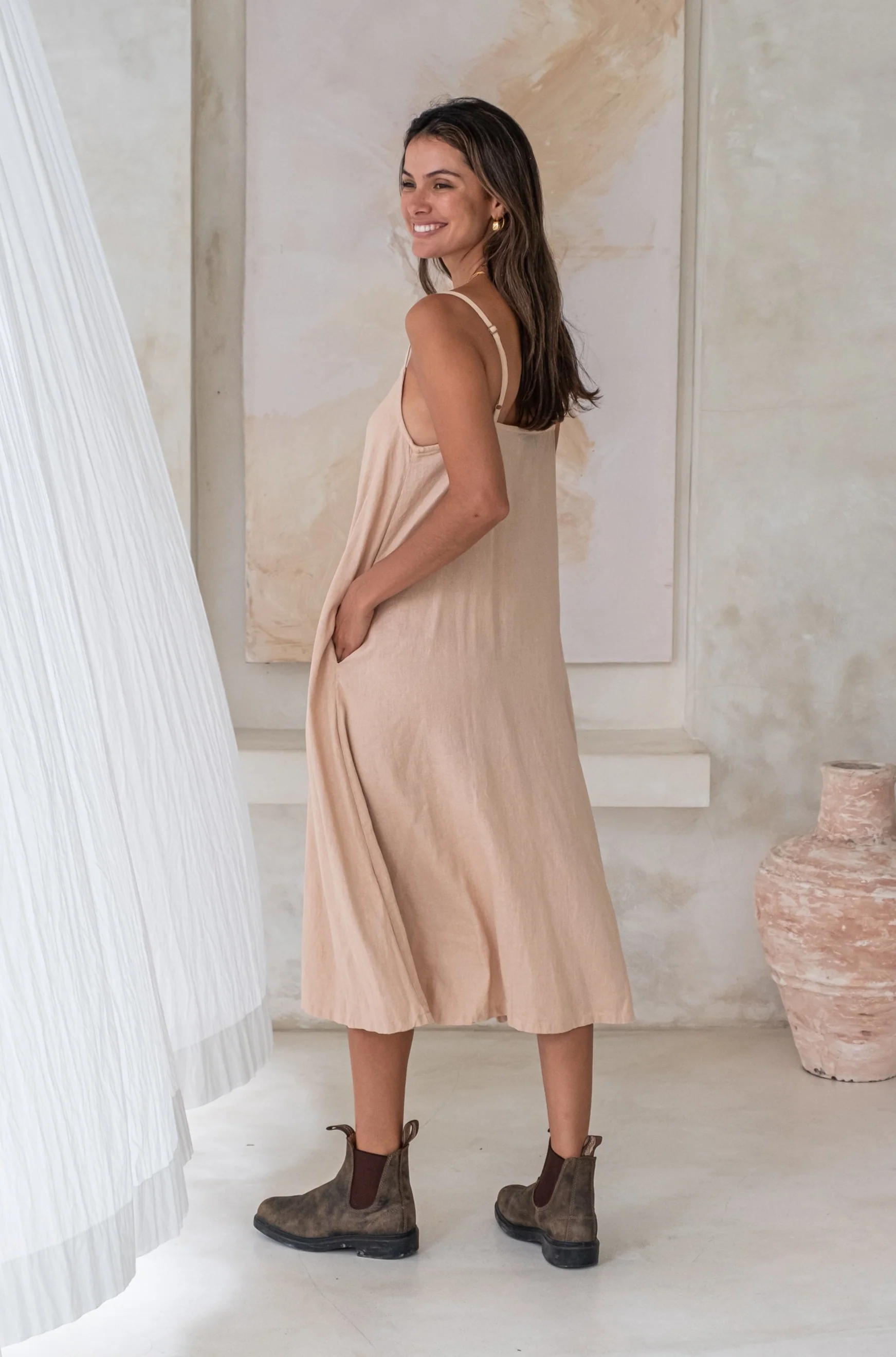 Daisy Dress - Cinnamon *Organically Plant Dyed* - Image 4