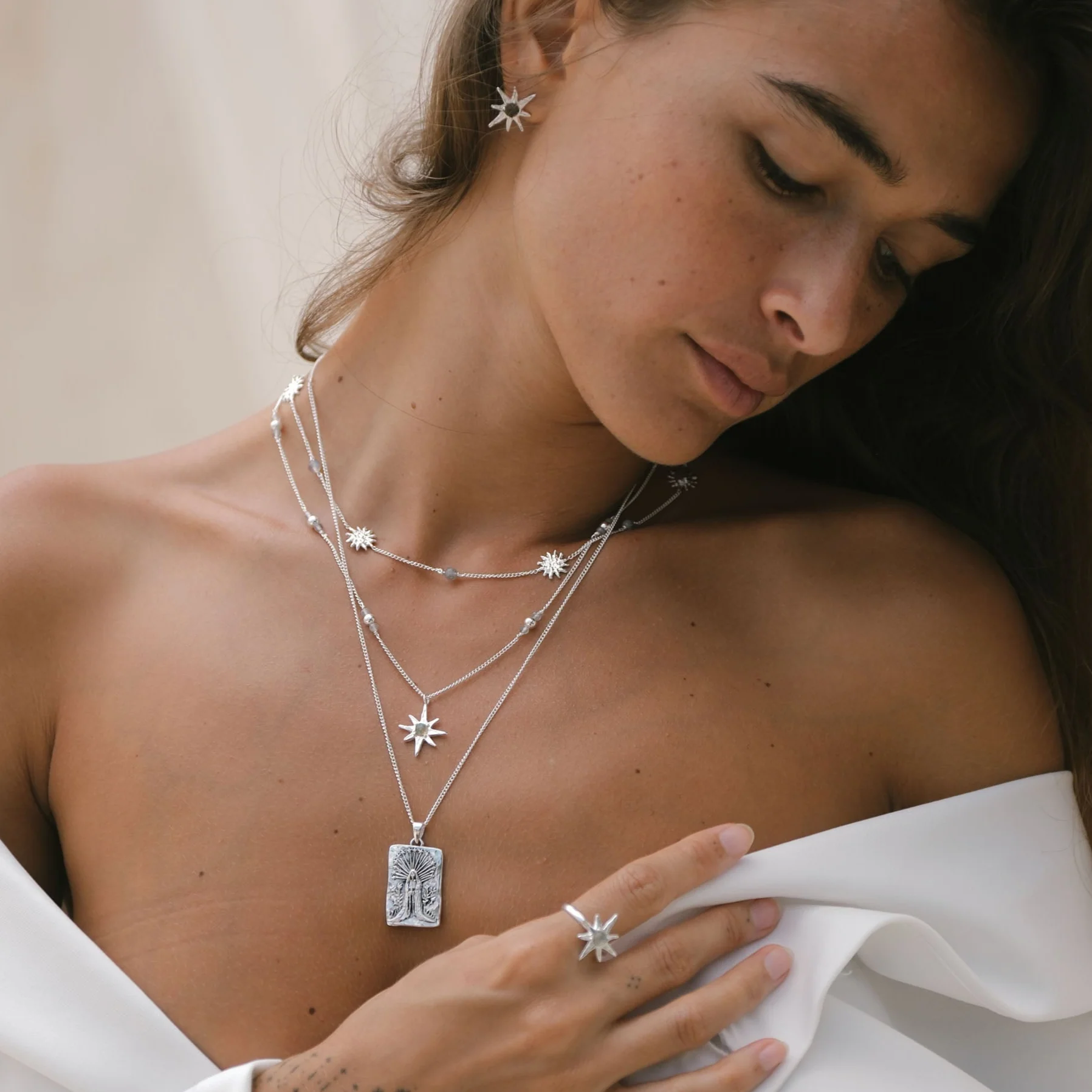 Dead & Thriving Necklace - Tahnee Kelland x Luna & Rose - Silver - Image 4