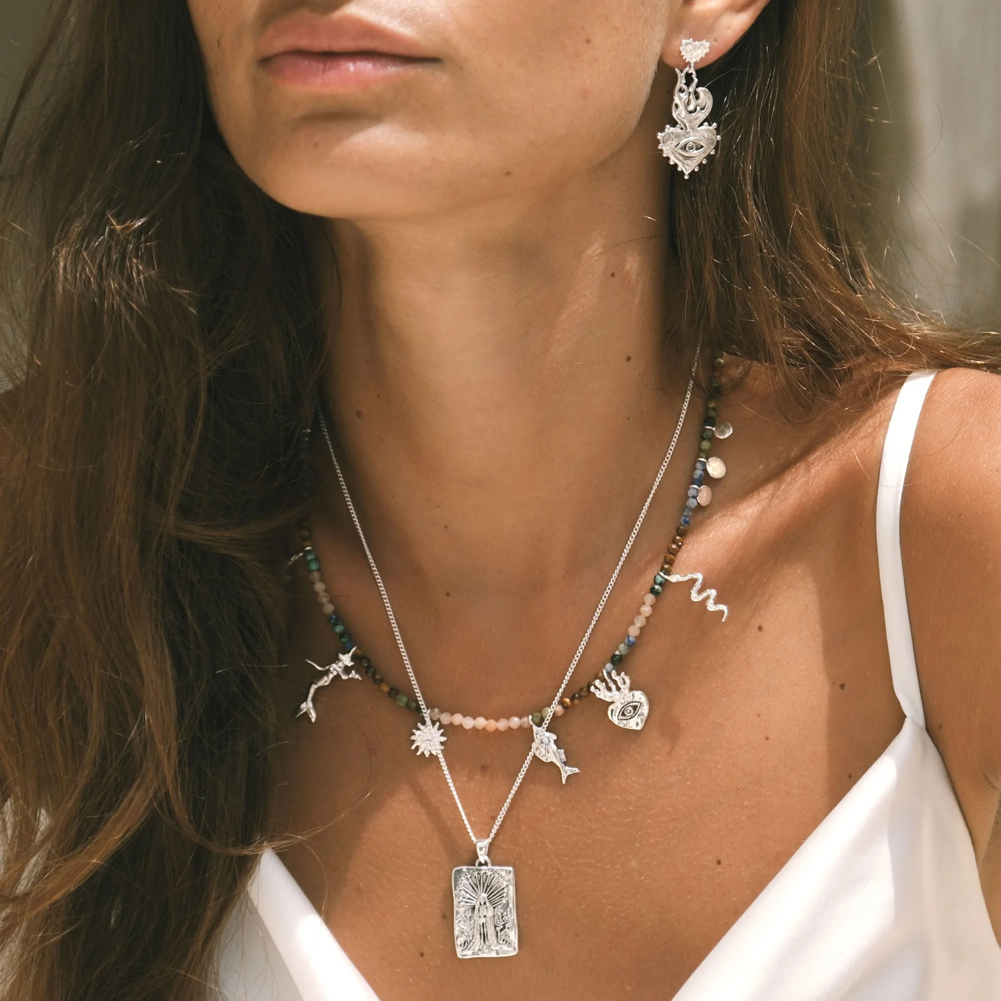 Dead & Thriving Necklace - Tahnee Kelland x Luna & Rose - Silver - Image 5