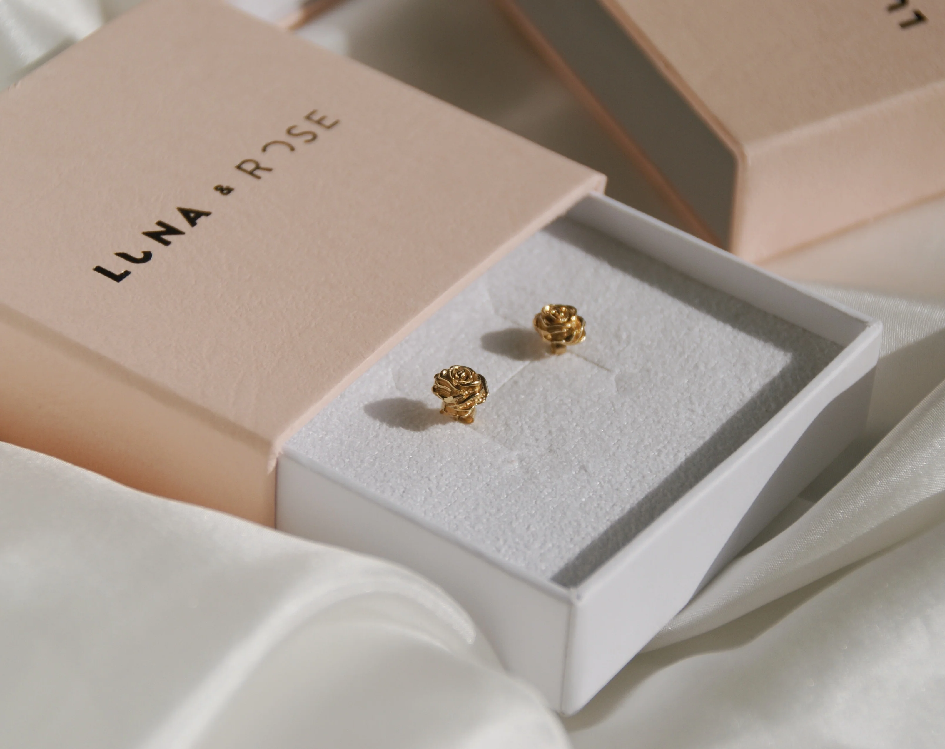 Desert Rose Earrings - Gold - Image 2