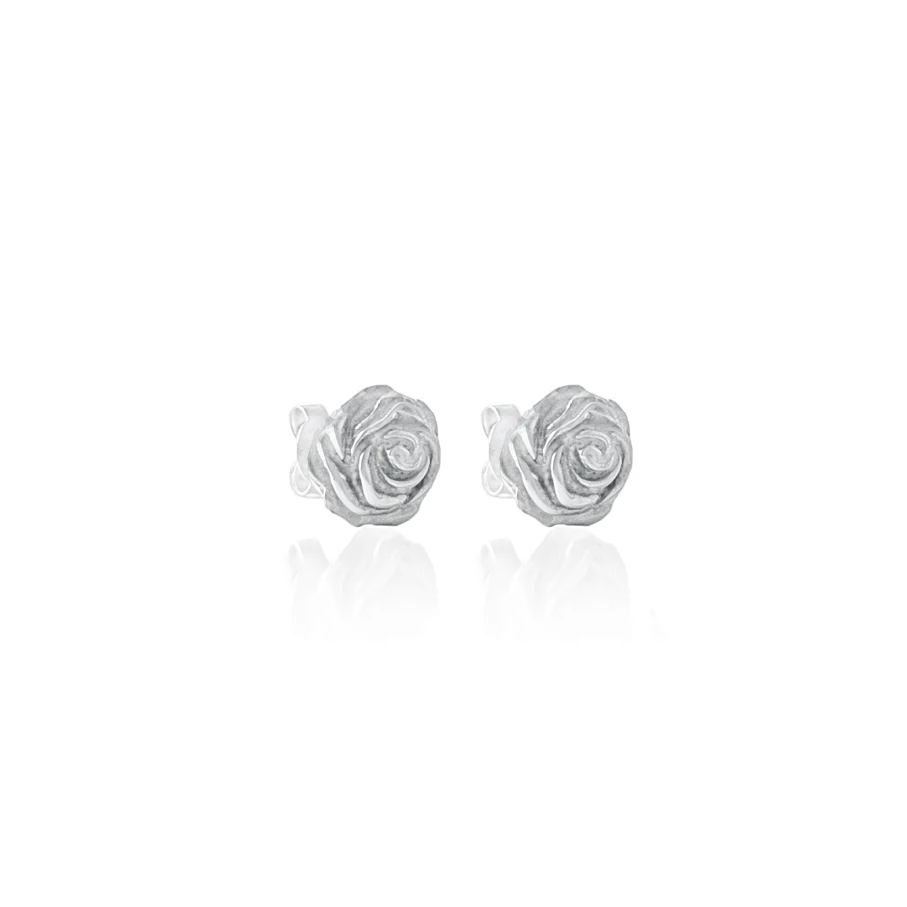 Desert Rose Earrings - Silver