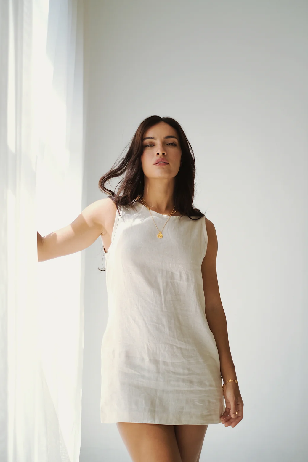 DOLLY DRESS - Macadamia
