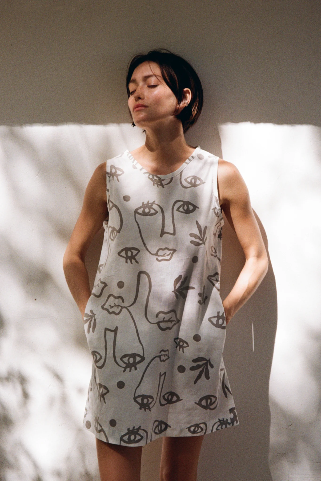 DOLLY DRESS - Plant Eyes Sage - Image 2
