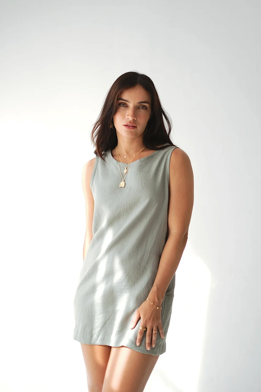 DOLLY DRESS - Sage - Image 2