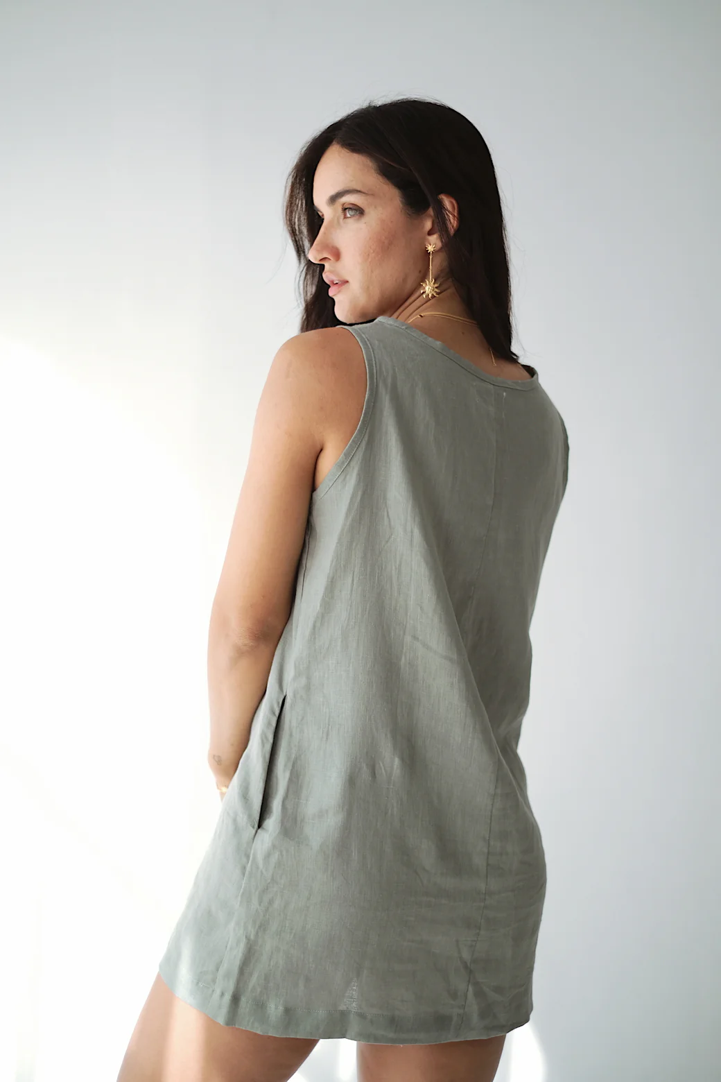 DOLLY DRESS - Sage - Image 4