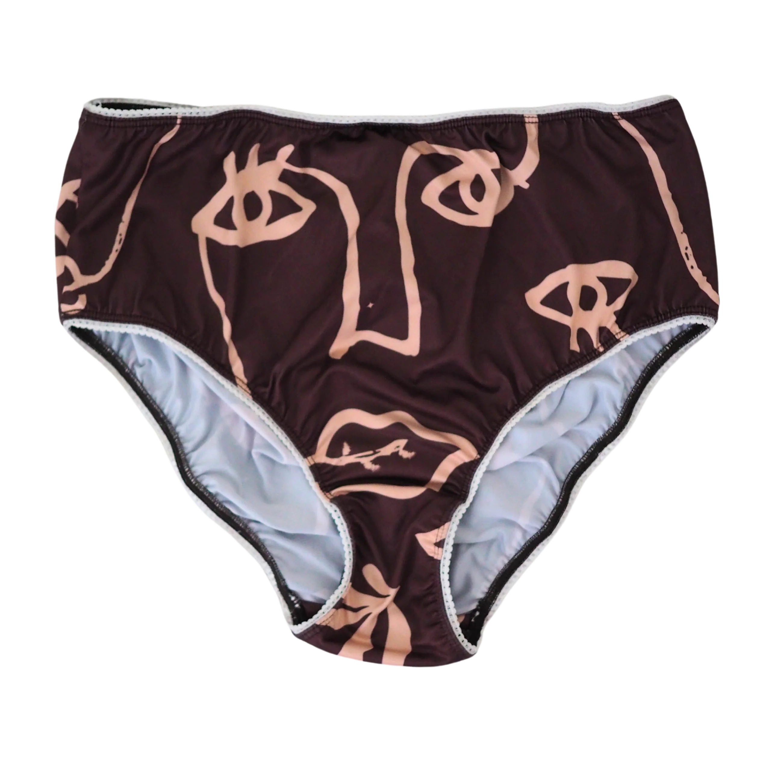Farah Pant (High Waist) - Plants for Eyes - Cocoa - Image 7