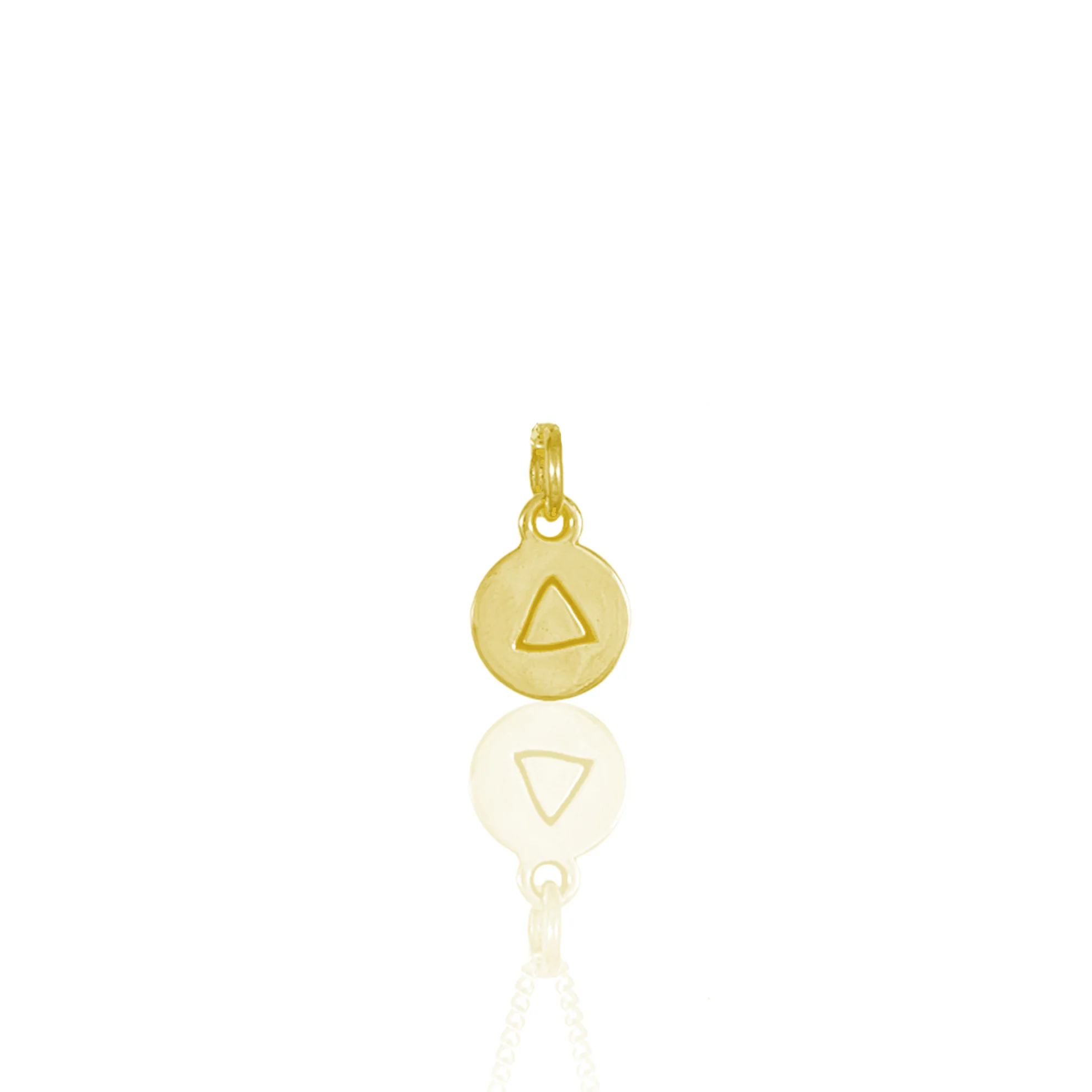 Fire Sign Mini Charm - Gold
