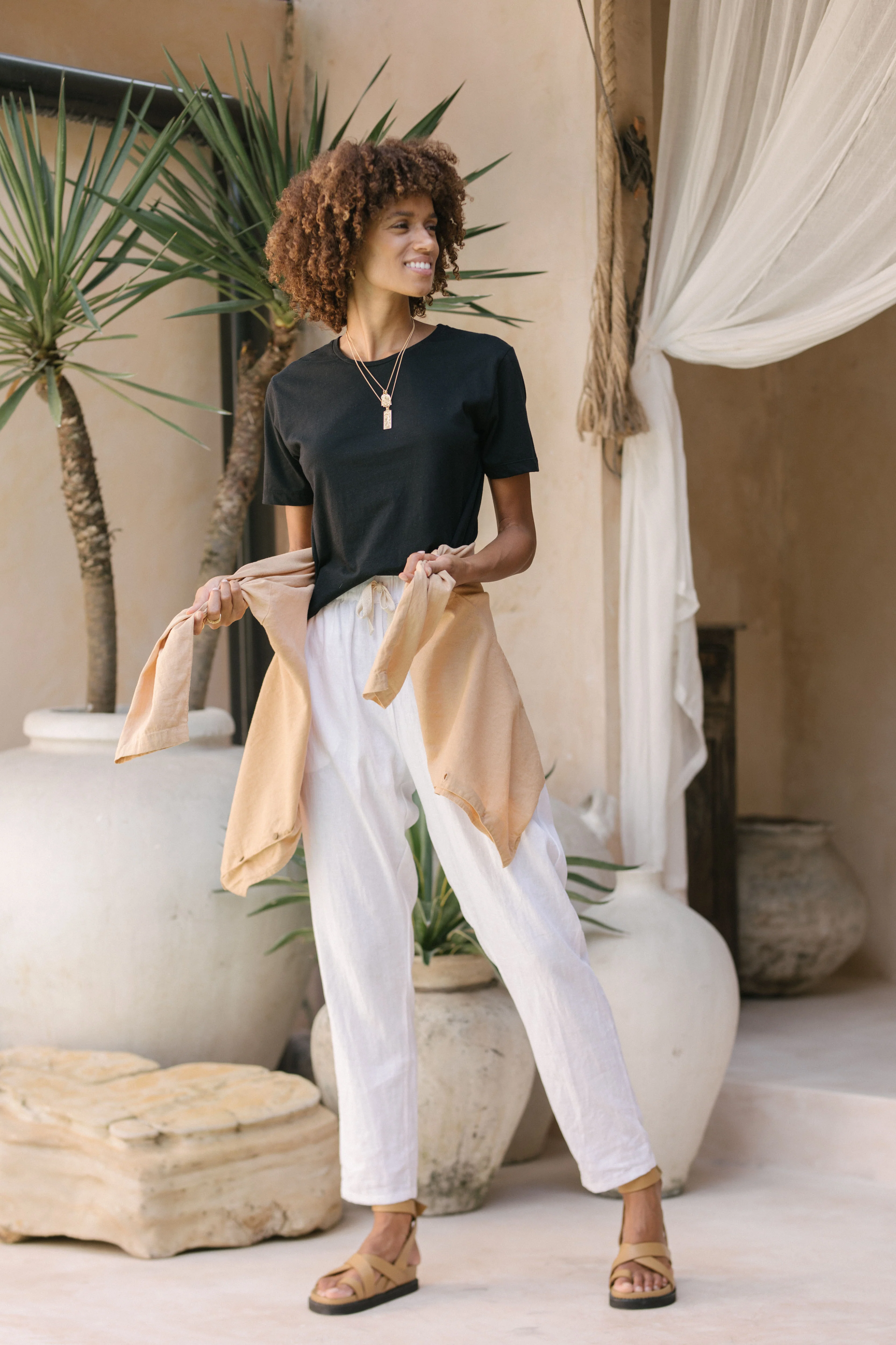 FRANKIE PANTS - Coconut White - Image 3