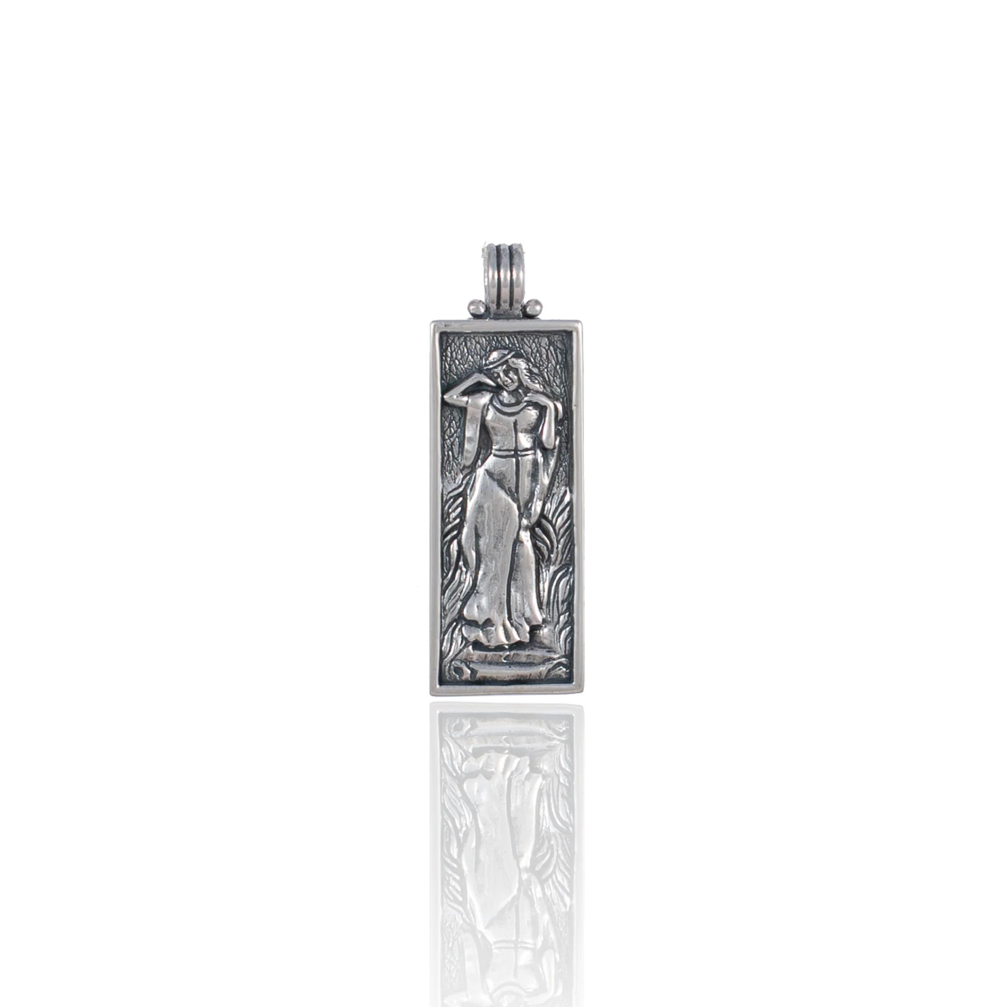 Freyja Goddess of Love Pendant - CHARM ONLY - Silver