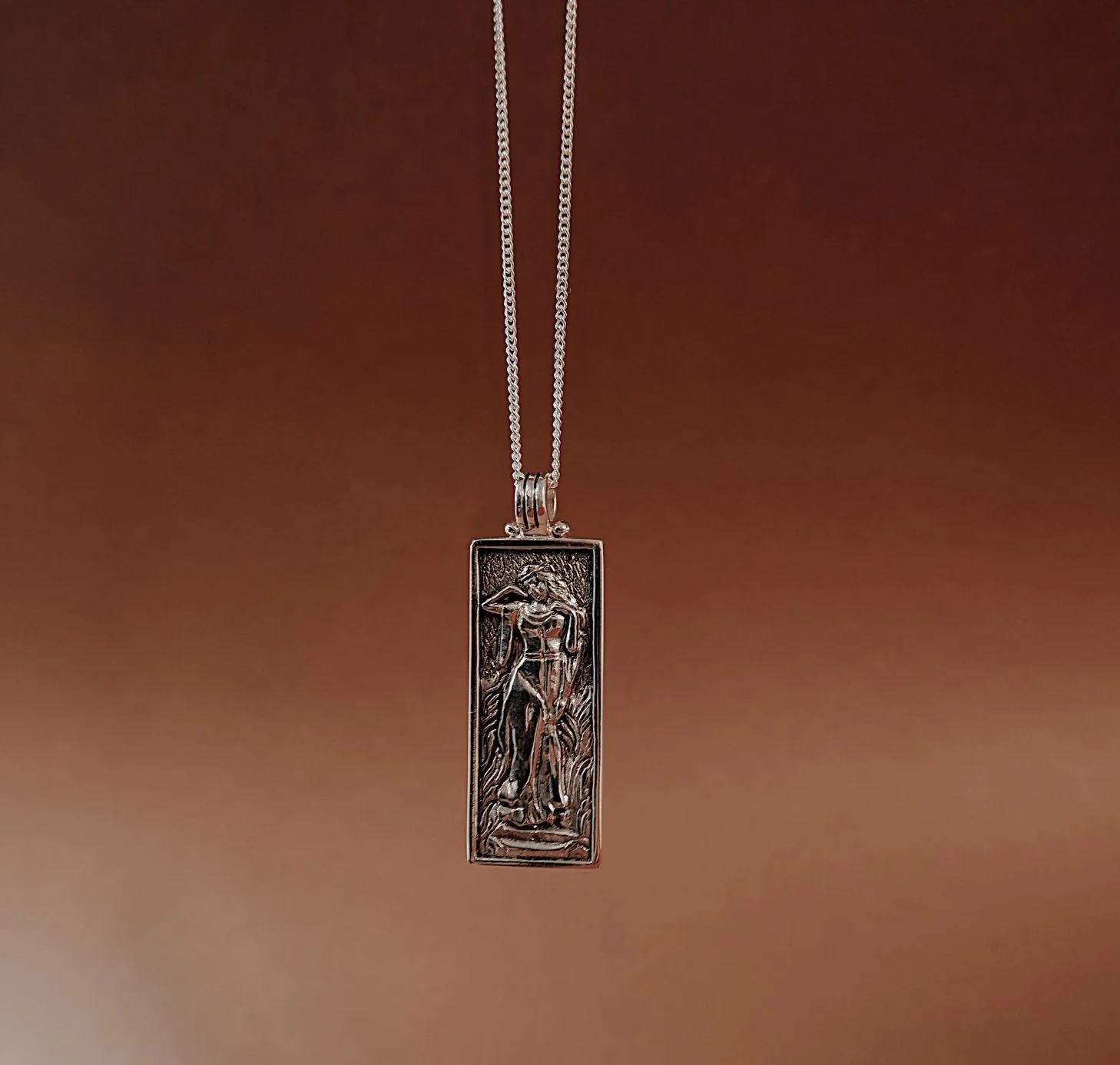 Freyja Goddess of Love Pendant - CHARM ONLY - Silver - Image 2