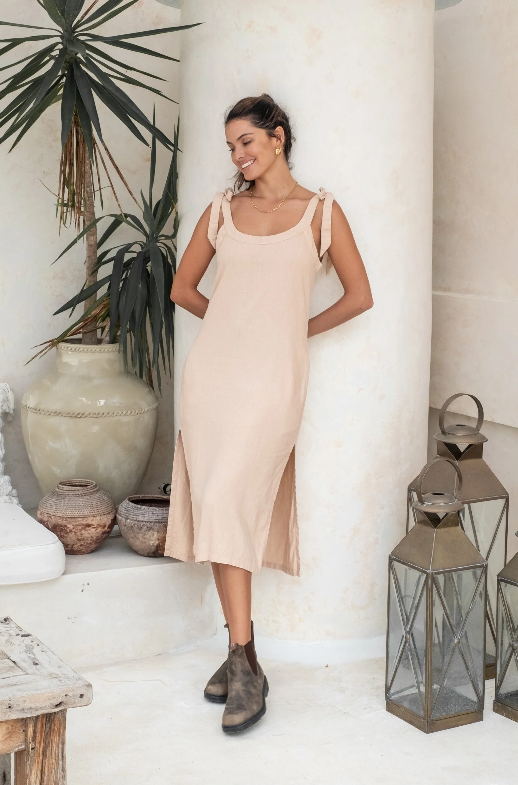 Harley Dress - Cinnamon *Organically Plant Dyed*