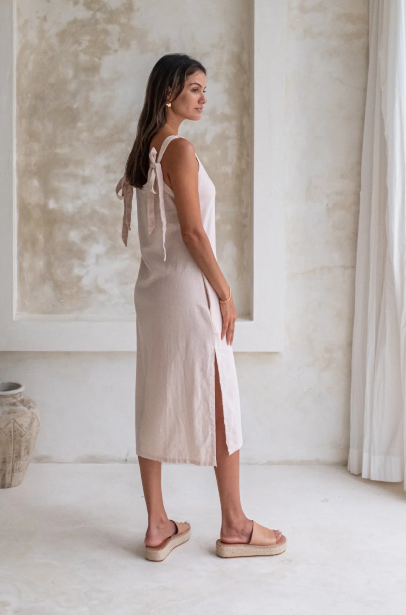 Harley Dress - Macadamia *Organically Plant Dyed* - Image 2