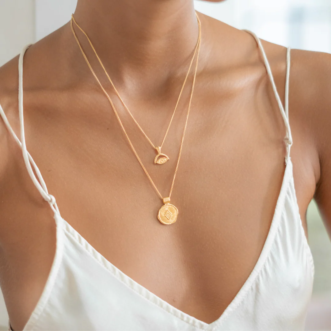 Health Necklace (Reversible) - Gold - Image 4