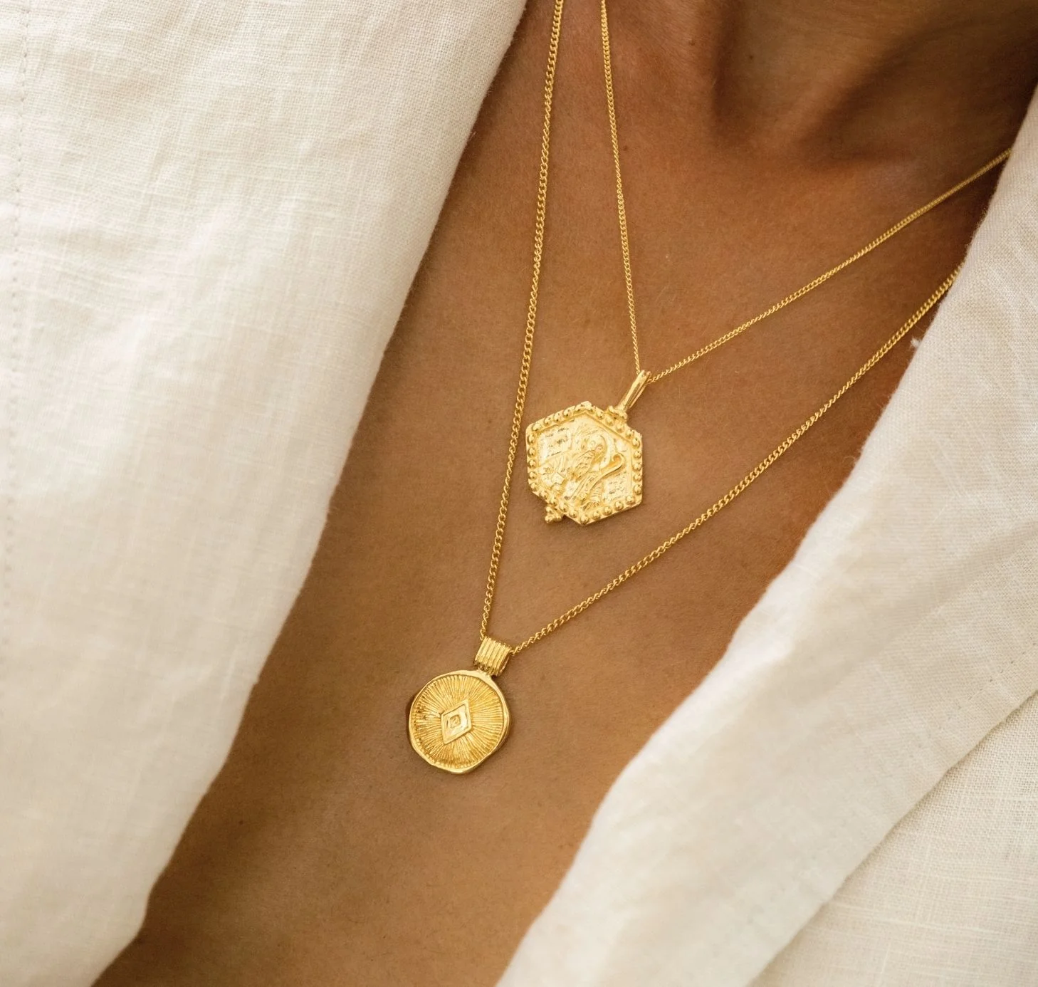 Health Necklace (Reversible) - Gold - Image 7