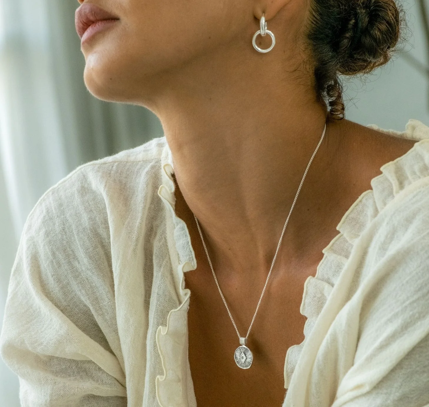 Health Necklace (Reversible) -  Silver - Image 3