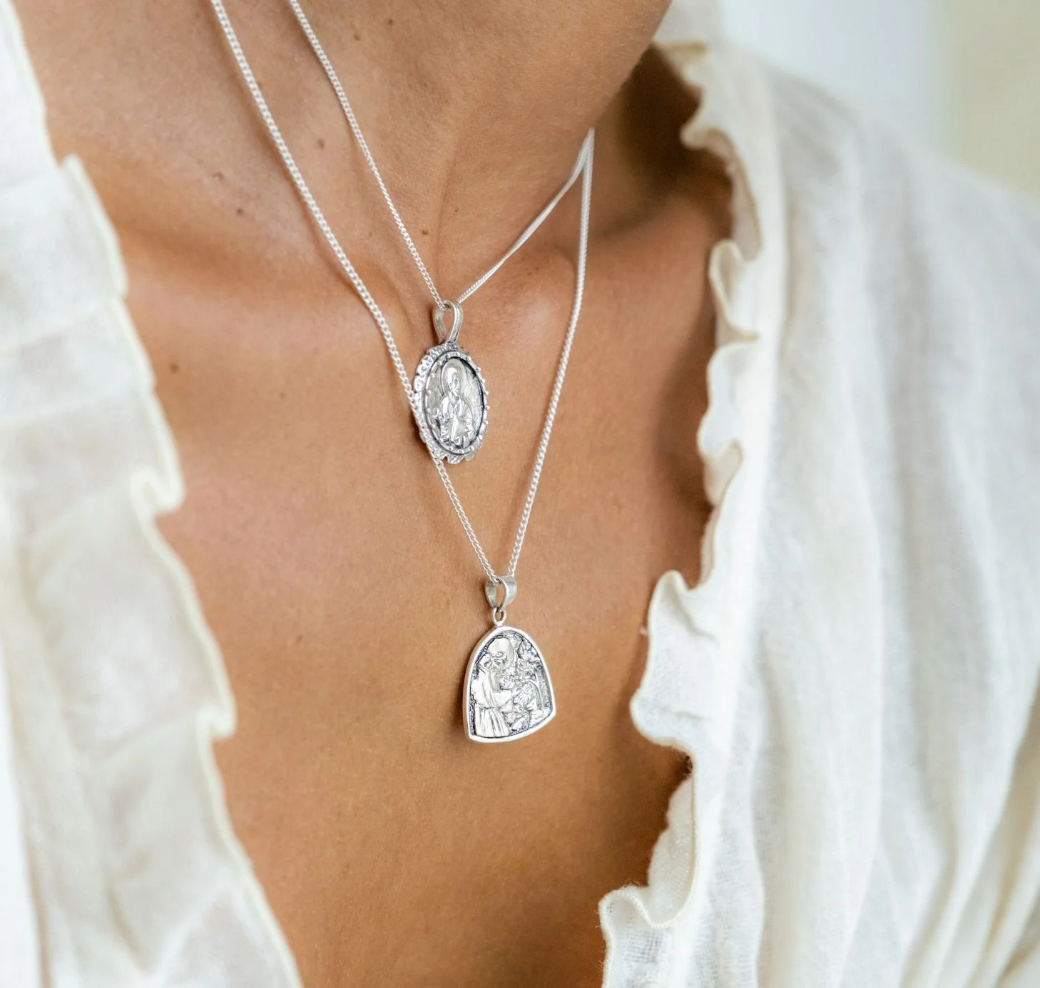 Health Necklace (Reversible) -  Silver - Image 4