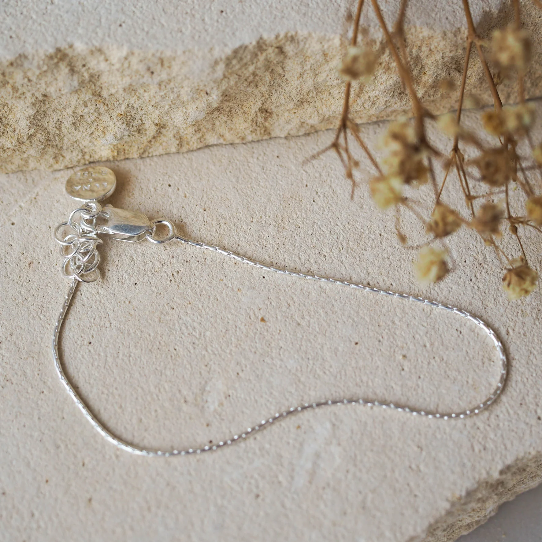 High Line Fine Chain Bracelet - Silver - Image 4