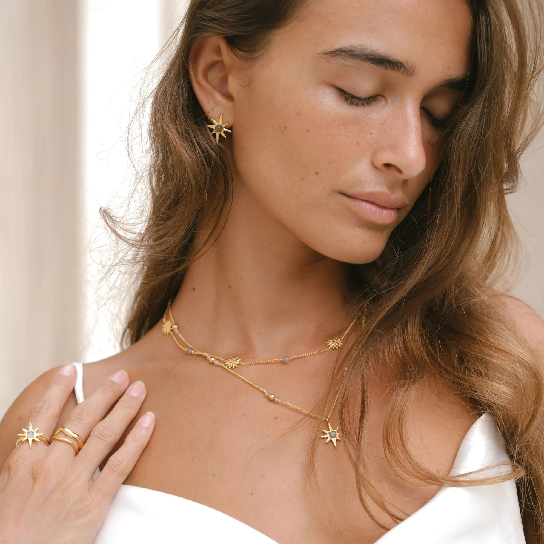 I told the stars about you Earrings - Tahnee Kelland x Luna & Rose - Gold - Image 6