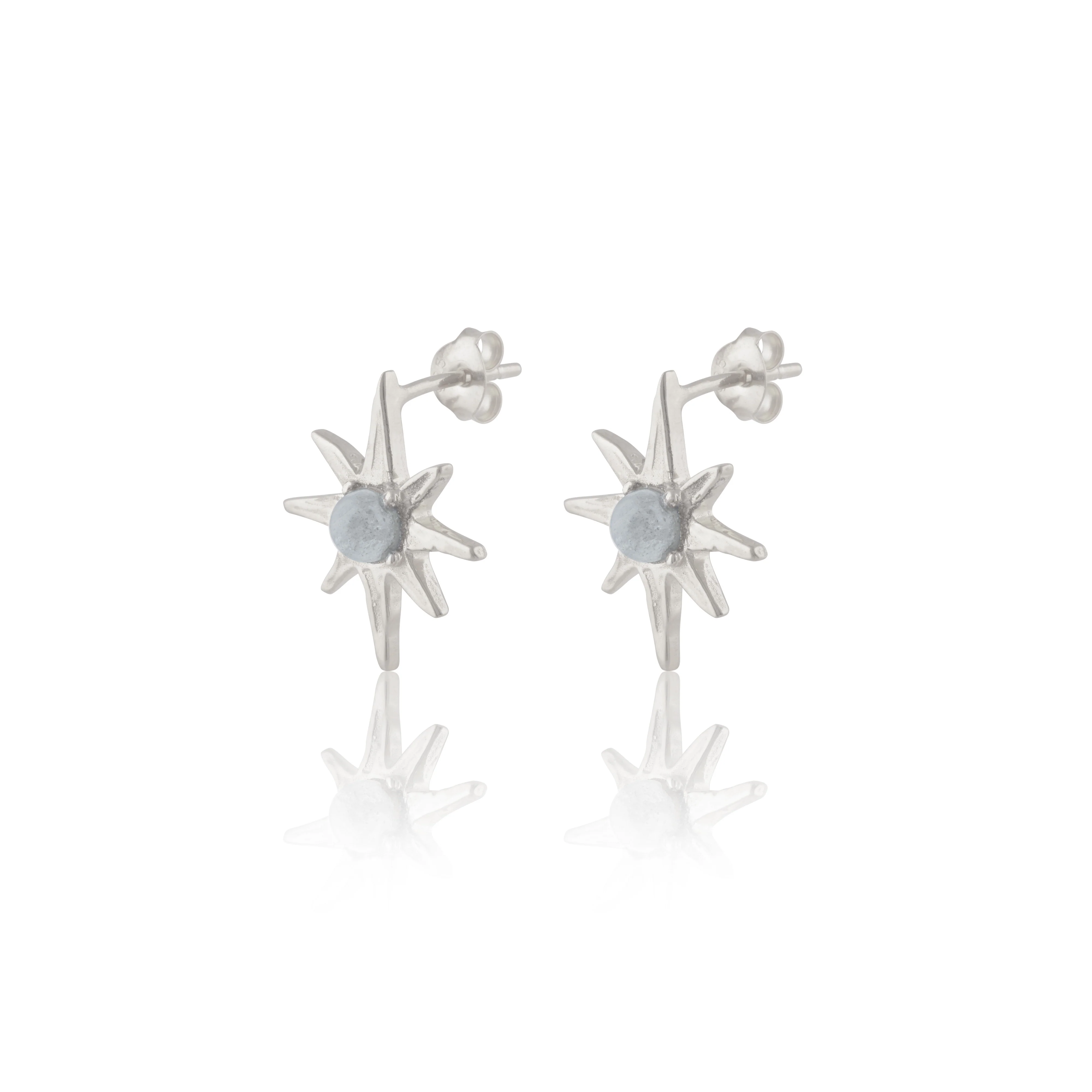 I told the stars about you Earrings - Tahnee Kelland x Luna & Rose - Silver