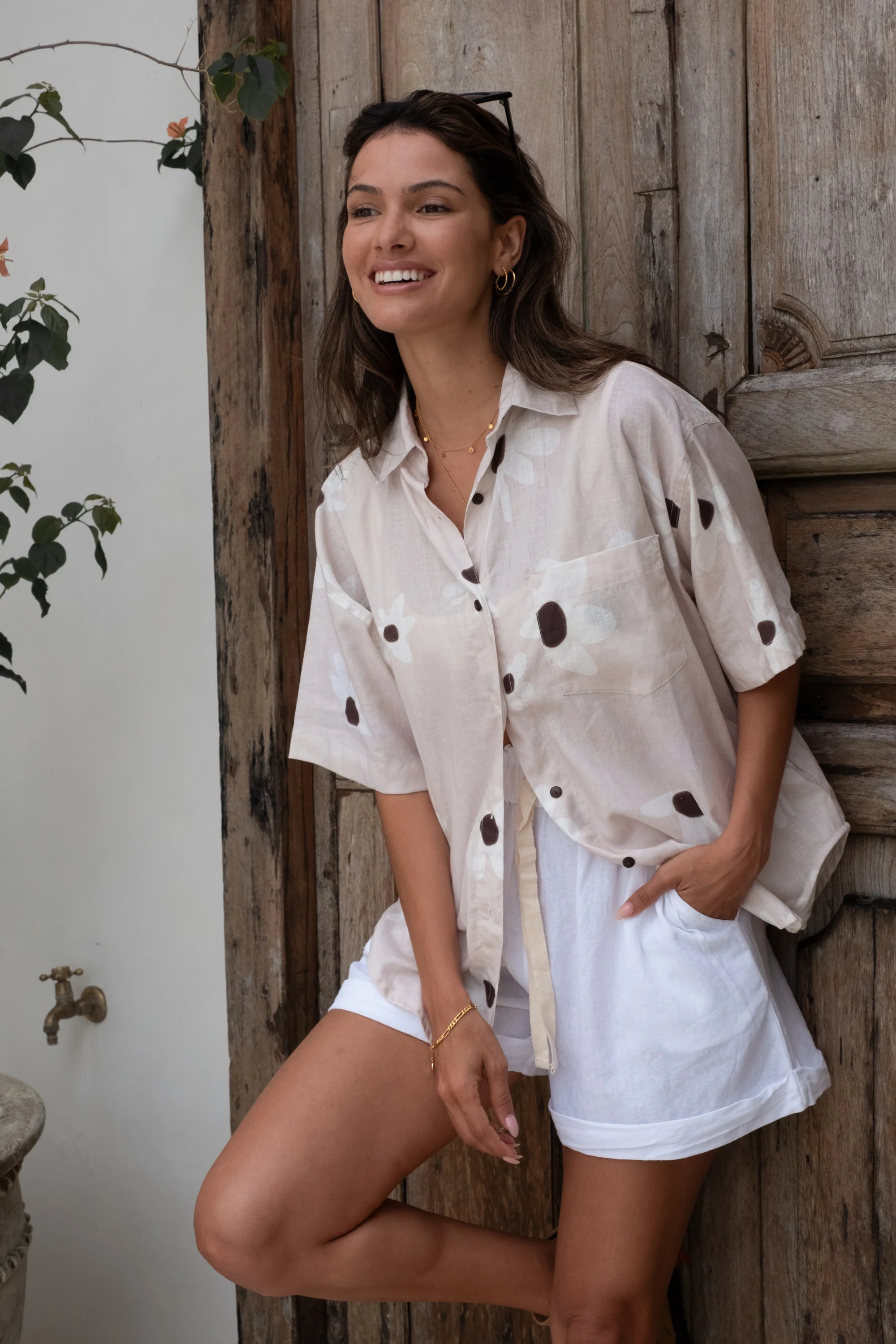 Jan Shirt - Daisy Print