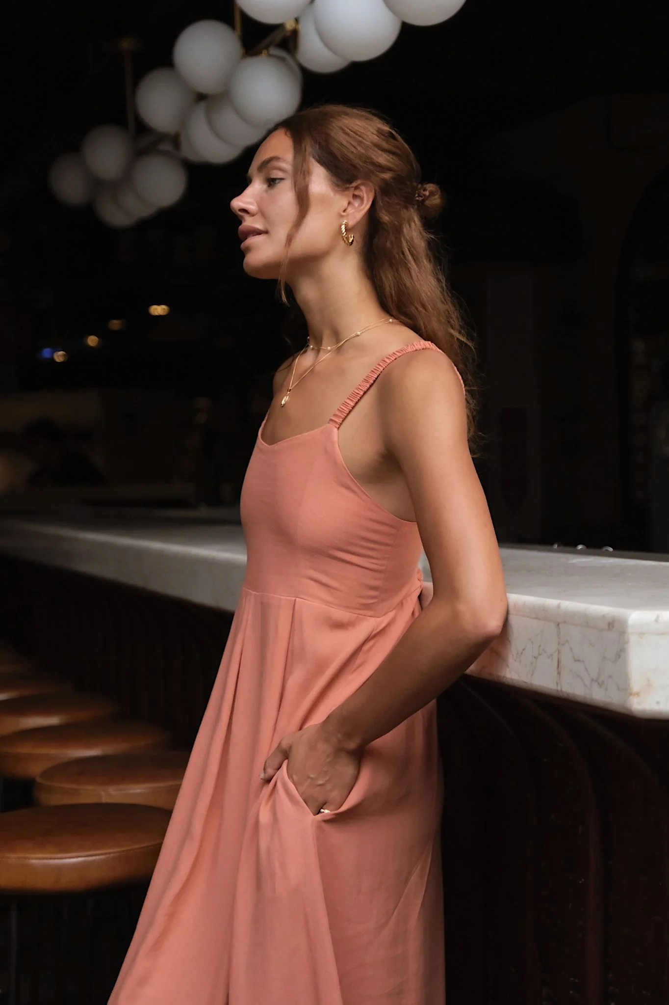 JASMINE DRESS - Vintage Blush - Image 3