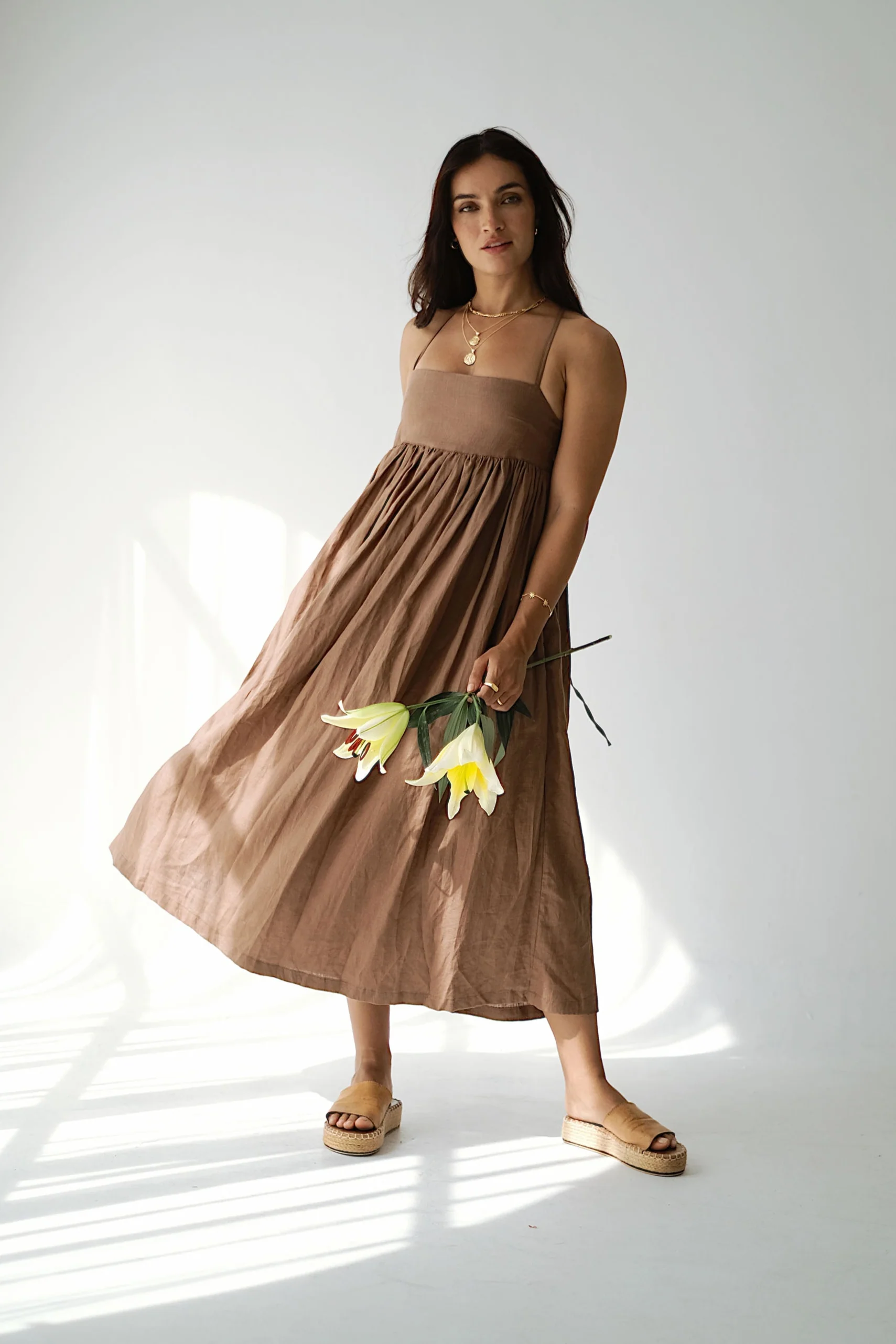 JUNIPER DRESS - Cocoa